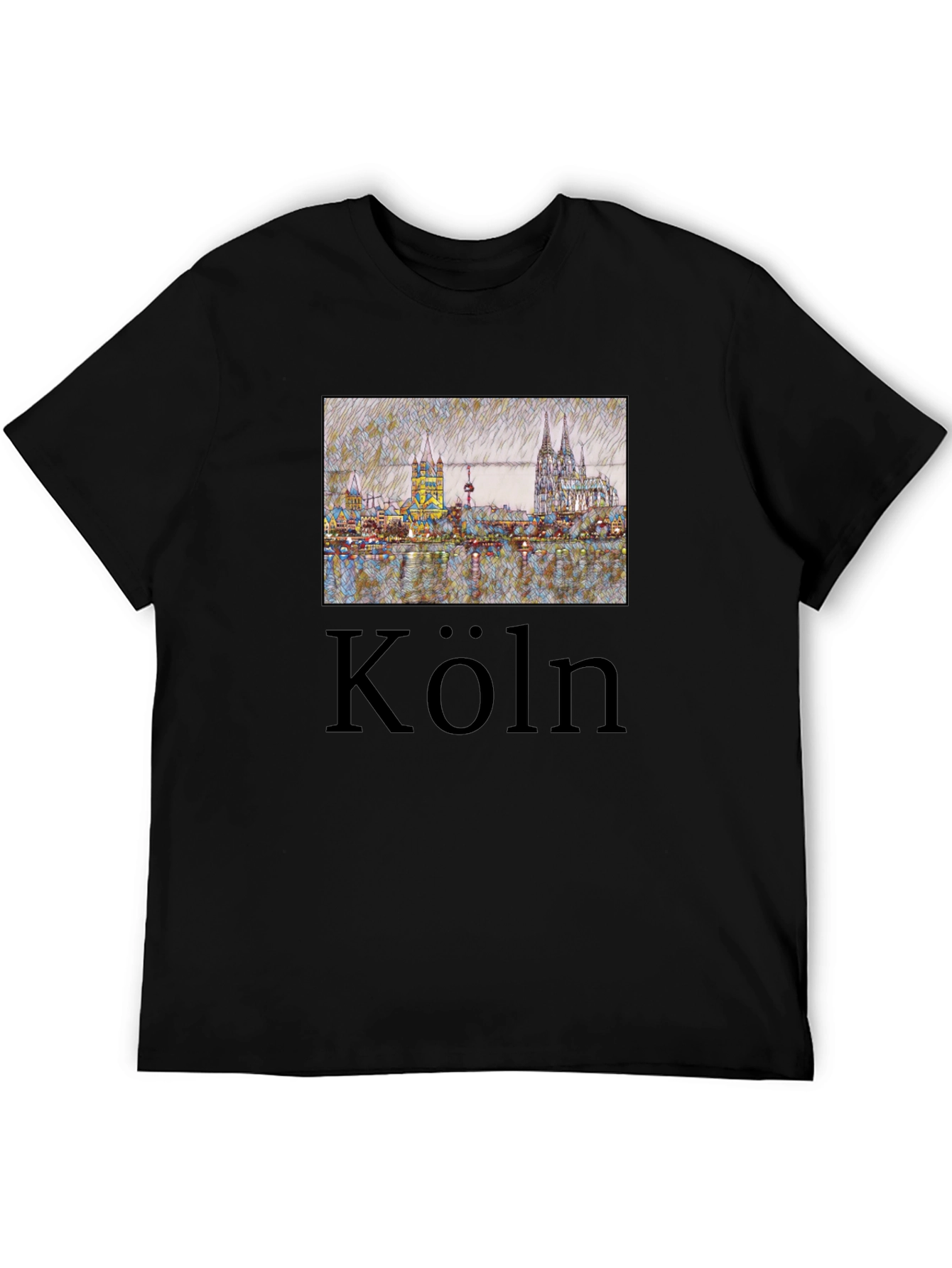Cologne Skyline T-Shirt - Köln Germany Tee
