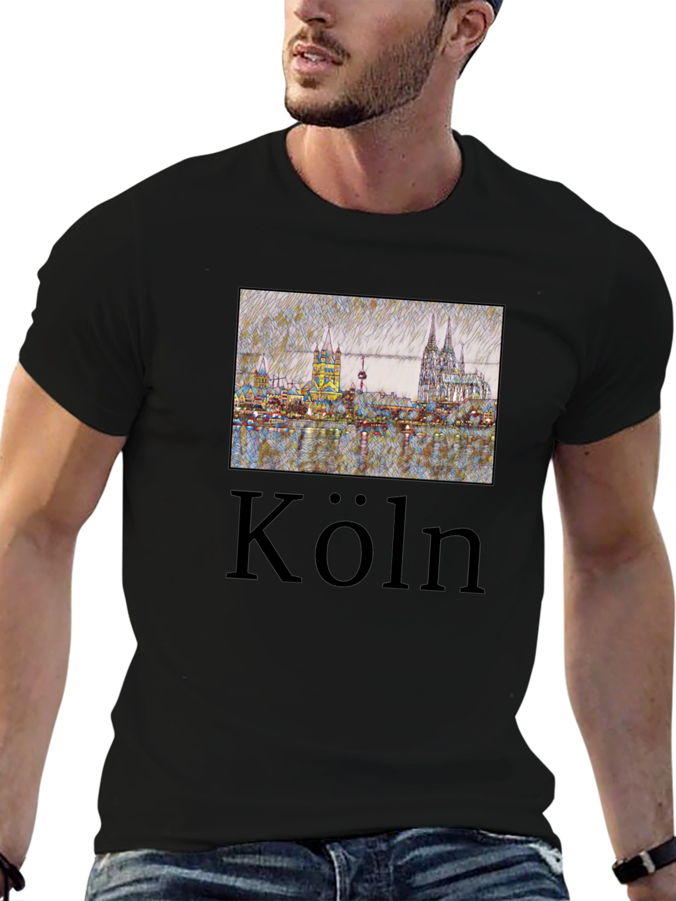 Cologne Skyline T-Shirt - Köln Germany Tee