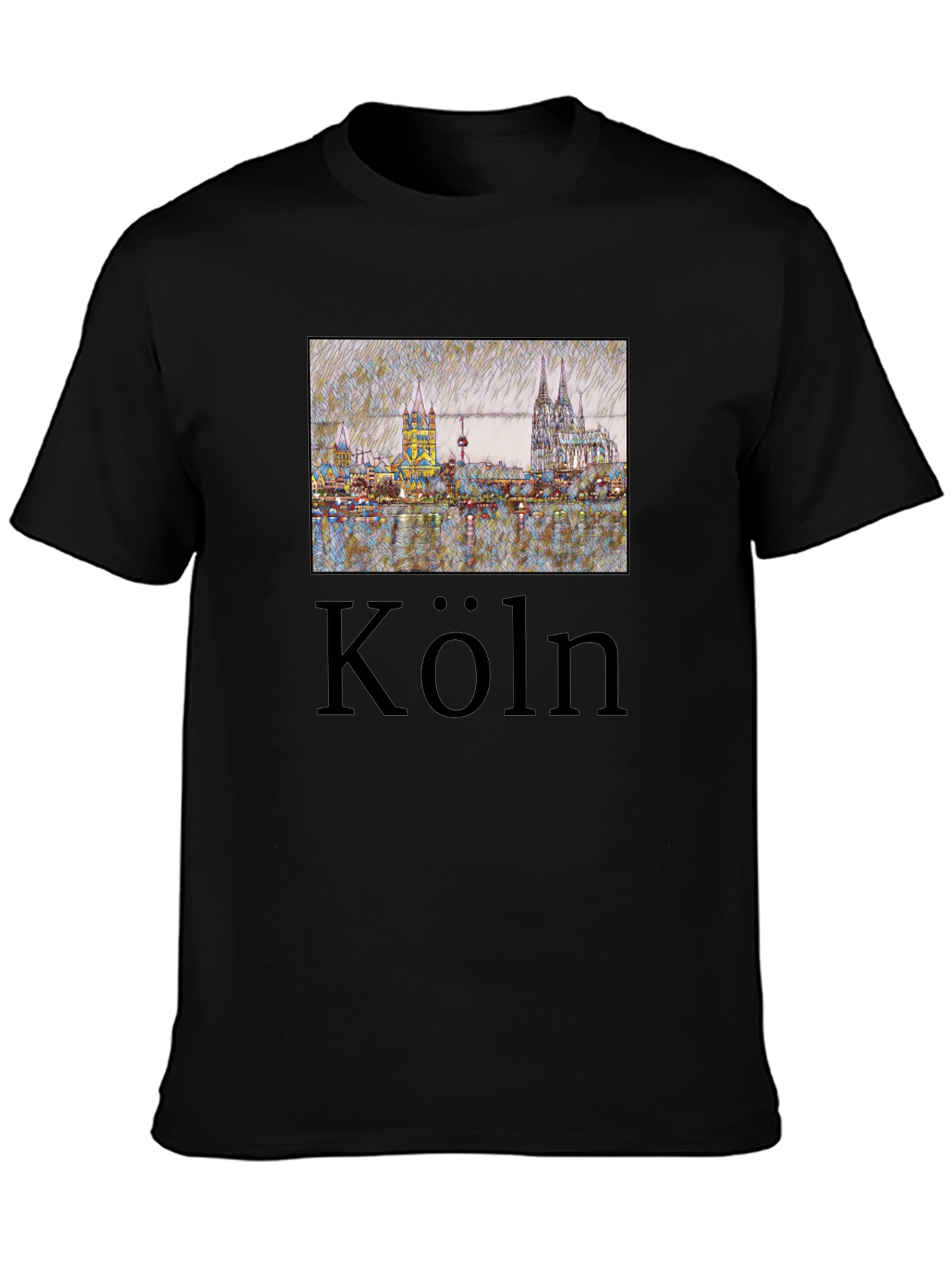 Cologne Skyline T-Shirt - Köln Germany Tee