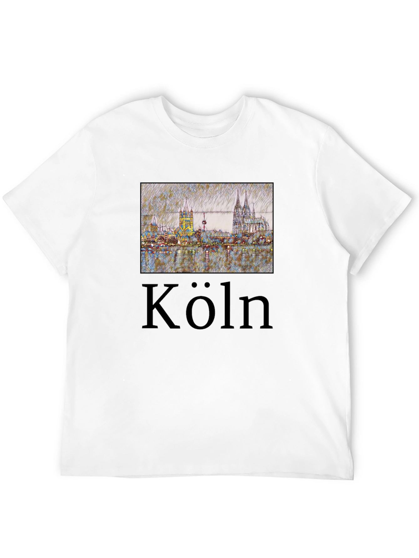 Cologne Skyline T-Shirt - Köln Germany Tee