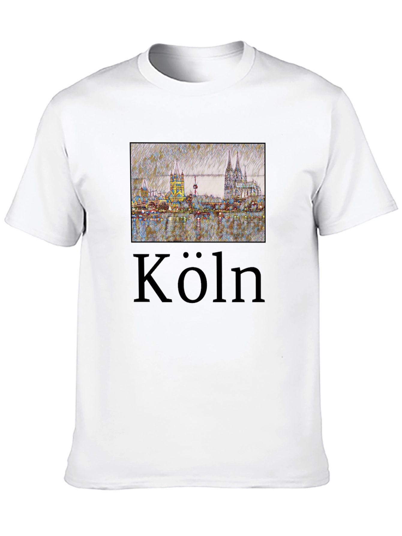 Cologne Skyline T-Shirt - Köln Germany Tee