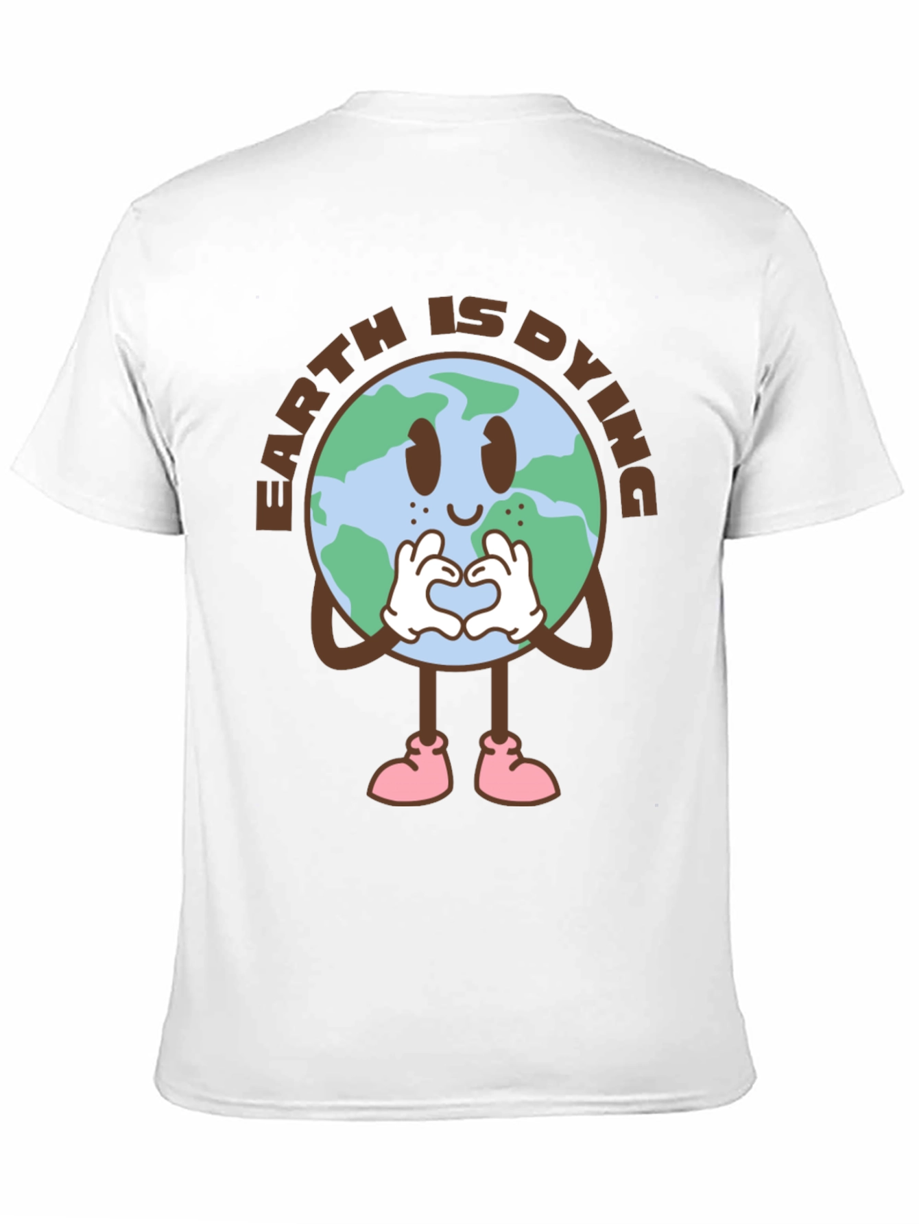 Earth is Dying Graphic T-Shirt - Black Cotton Tee