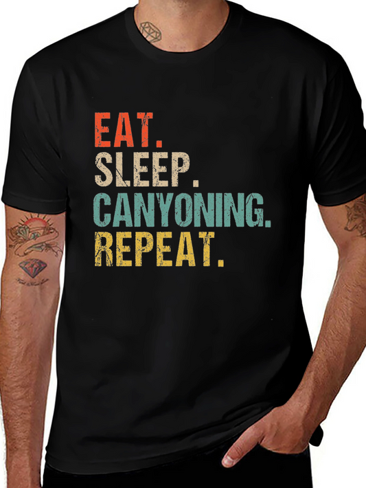 Eat Sleep Canyoning Repeat T-Shirt