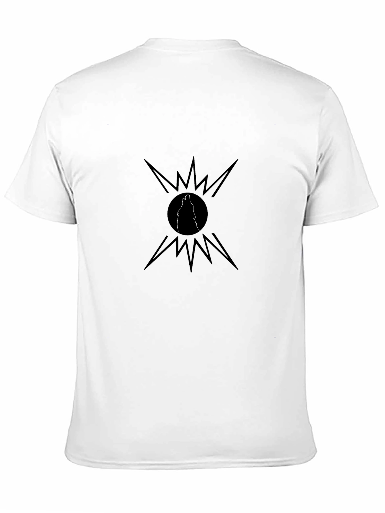 Black Wolf Howl T-Shirt - Graphic Tee