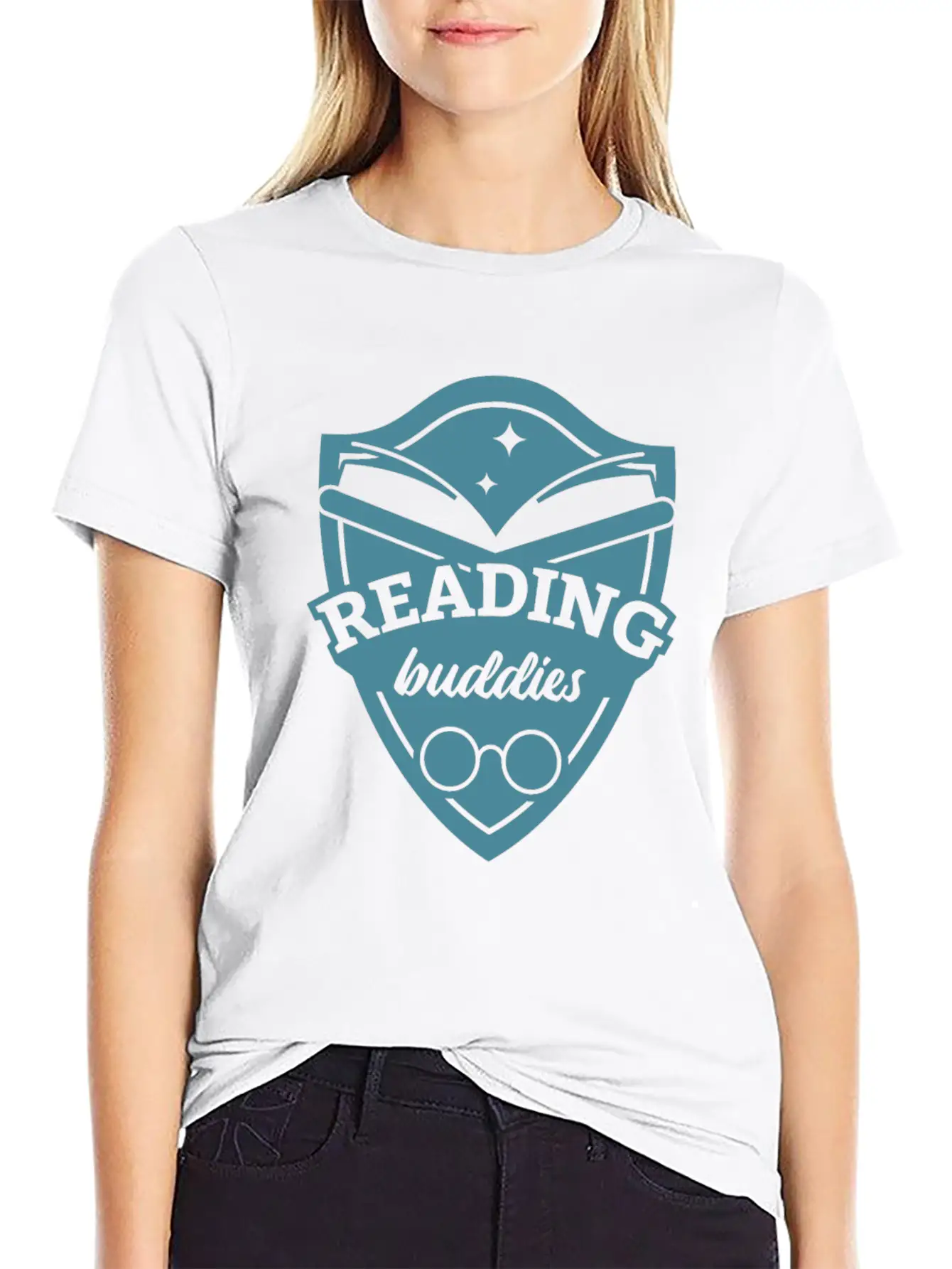 Reading Buddies Unisex Casual T-Shirt – Clean Design For Daily Comfort