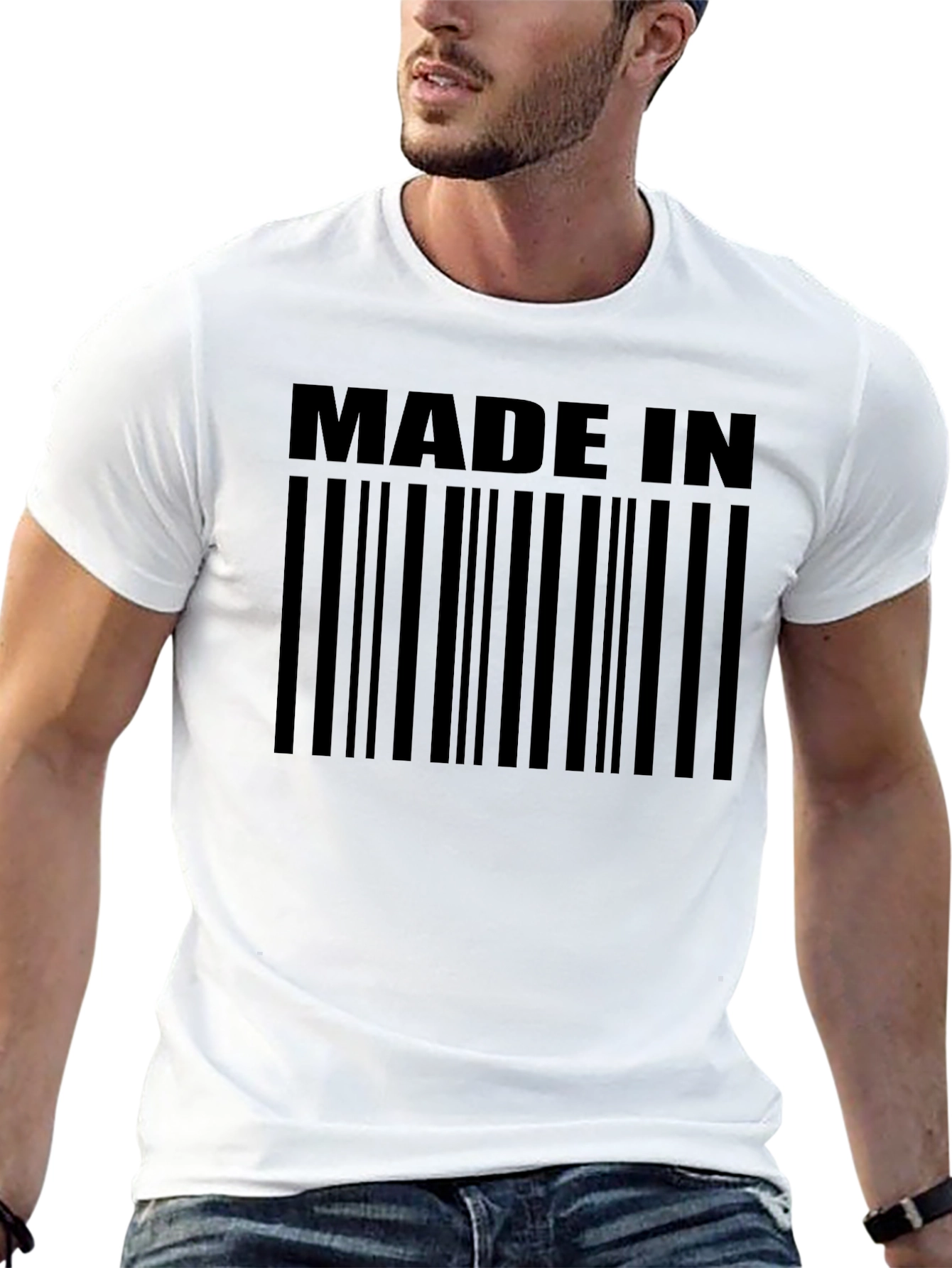 Made In Barcode Novelty T-Shirt