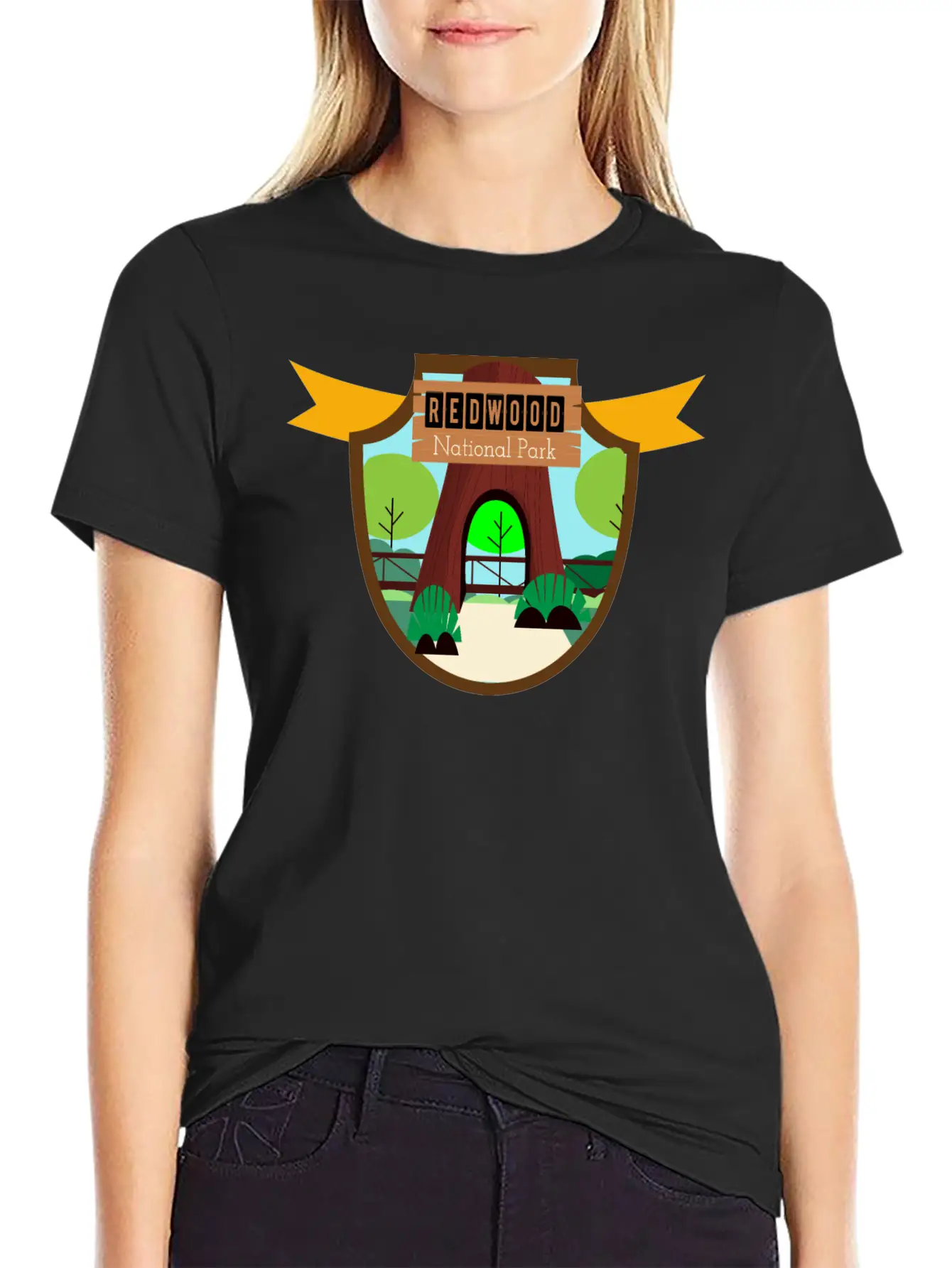 Redwood National Park California Unisex Casual T-Shirt – Clean Design For Daily Comfort