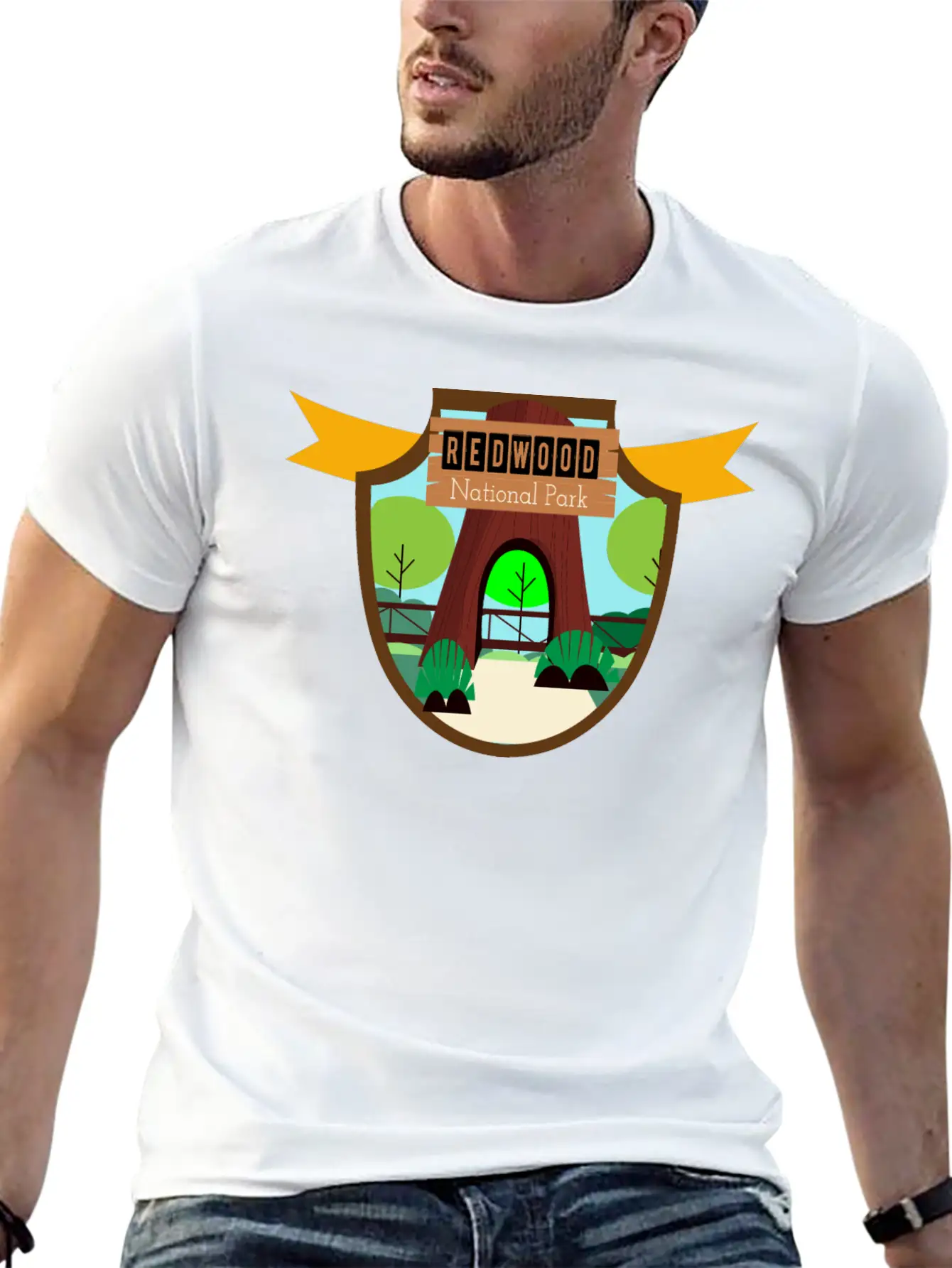 Redwood National Park California Unisex Casual T-Shirt – Clean Design For Daily Comfort