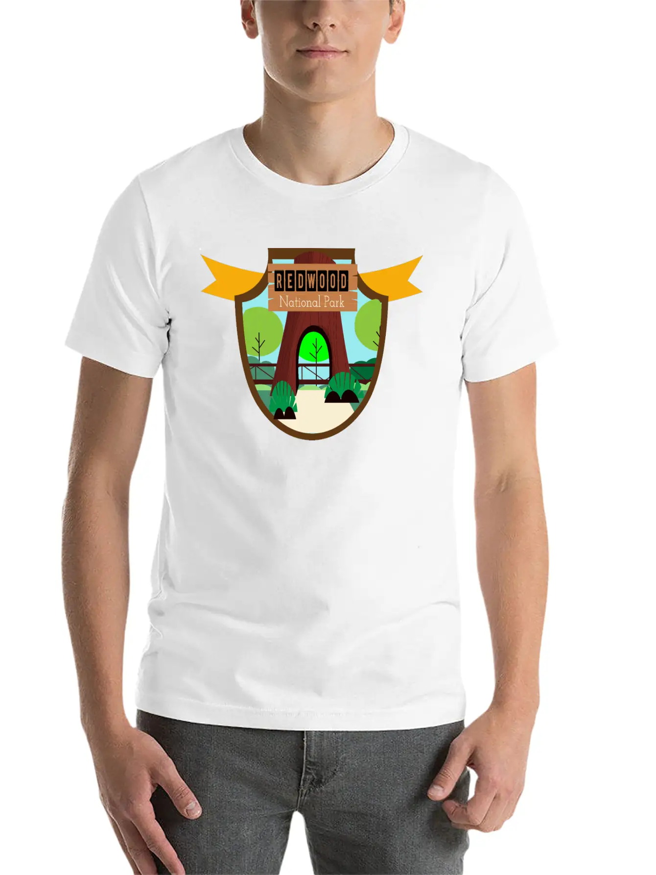 Redwood National Park California Unisex Casual T-Shirt – Clean Design For Daily Comfort