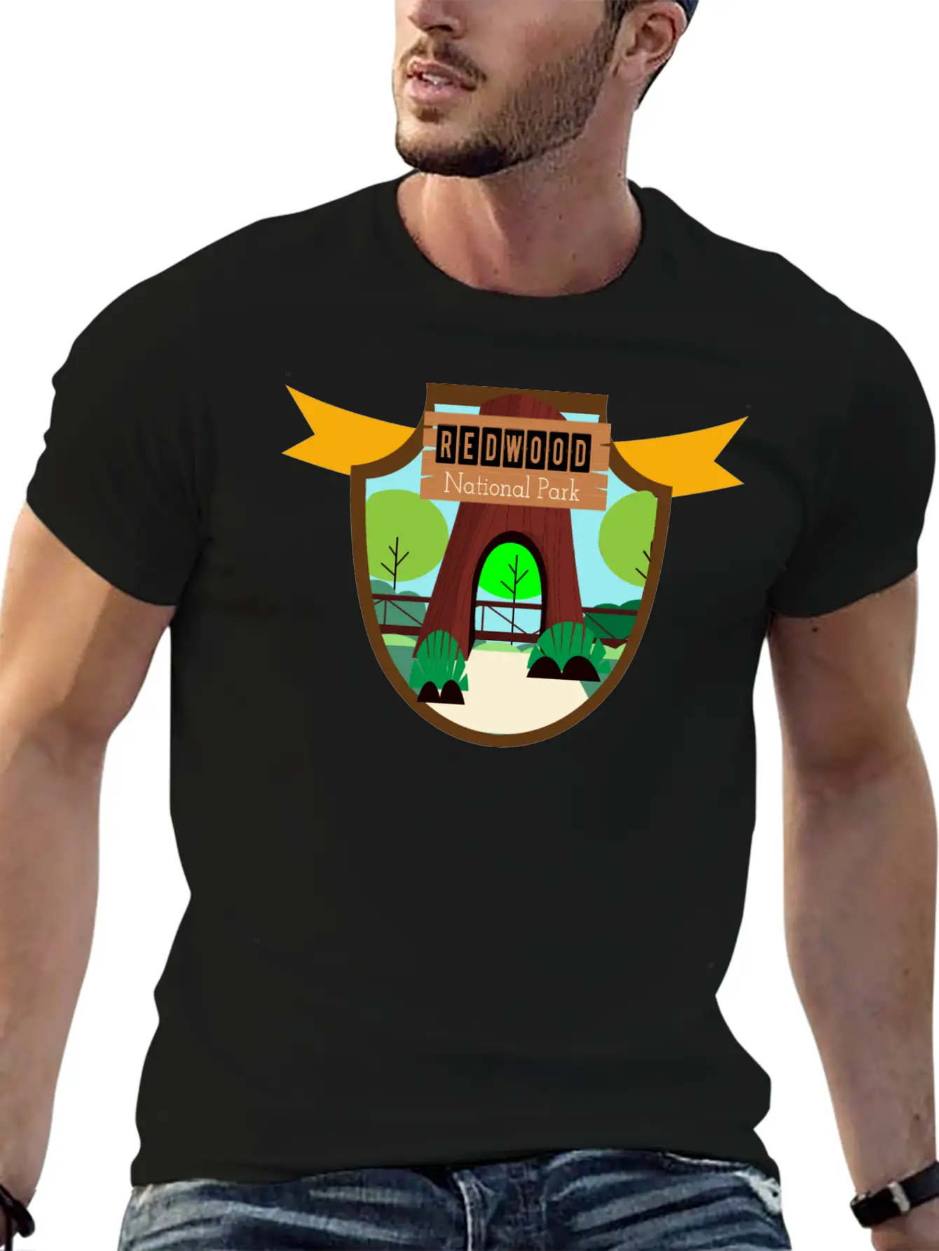 Redwood National Park California Unisex Casual T-Shirt – Clean Design For Daily Comfort