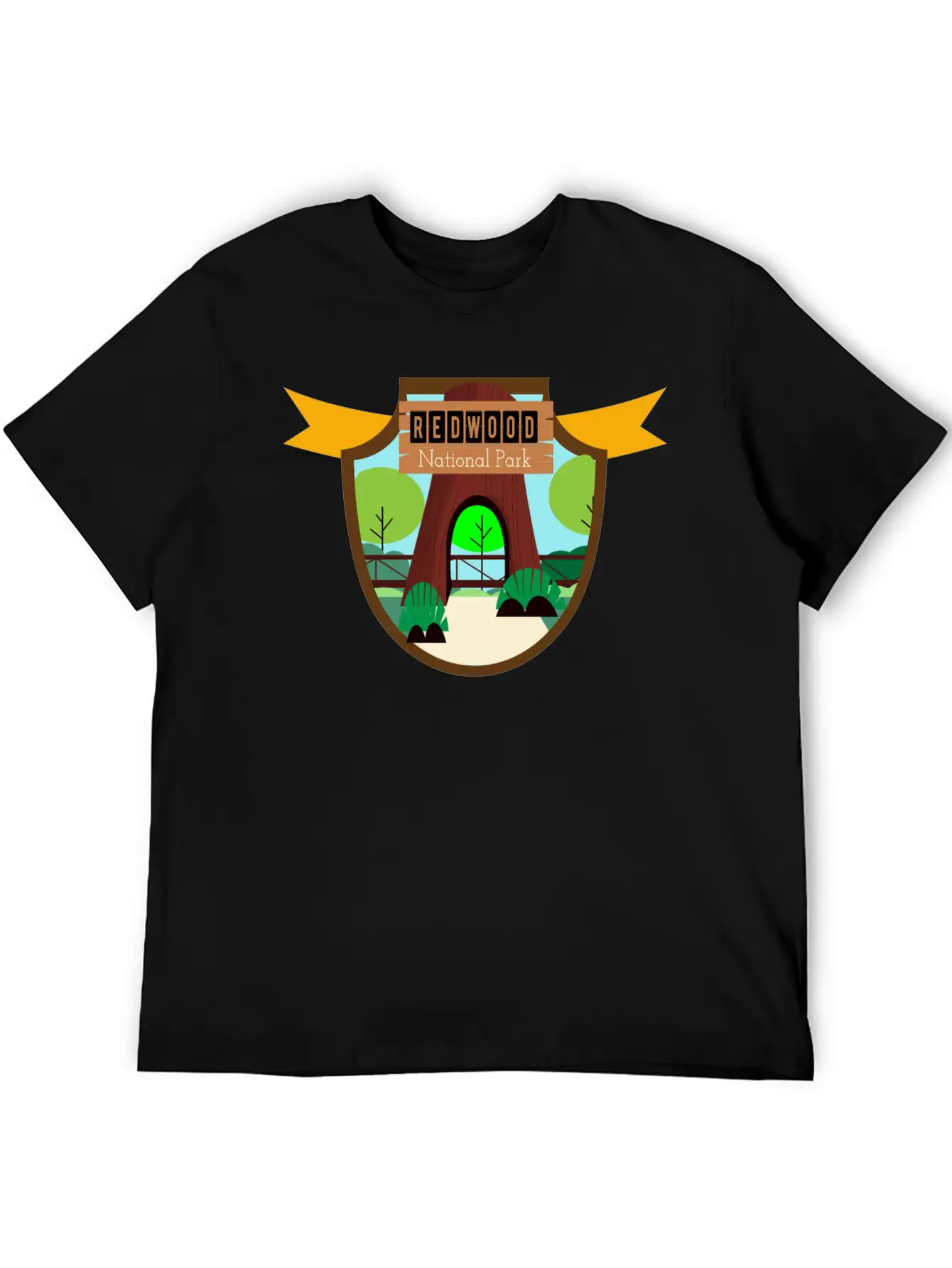 Redwood National Park California Unisex Casual T-Shirt – Clean Design For Daily Comfort
