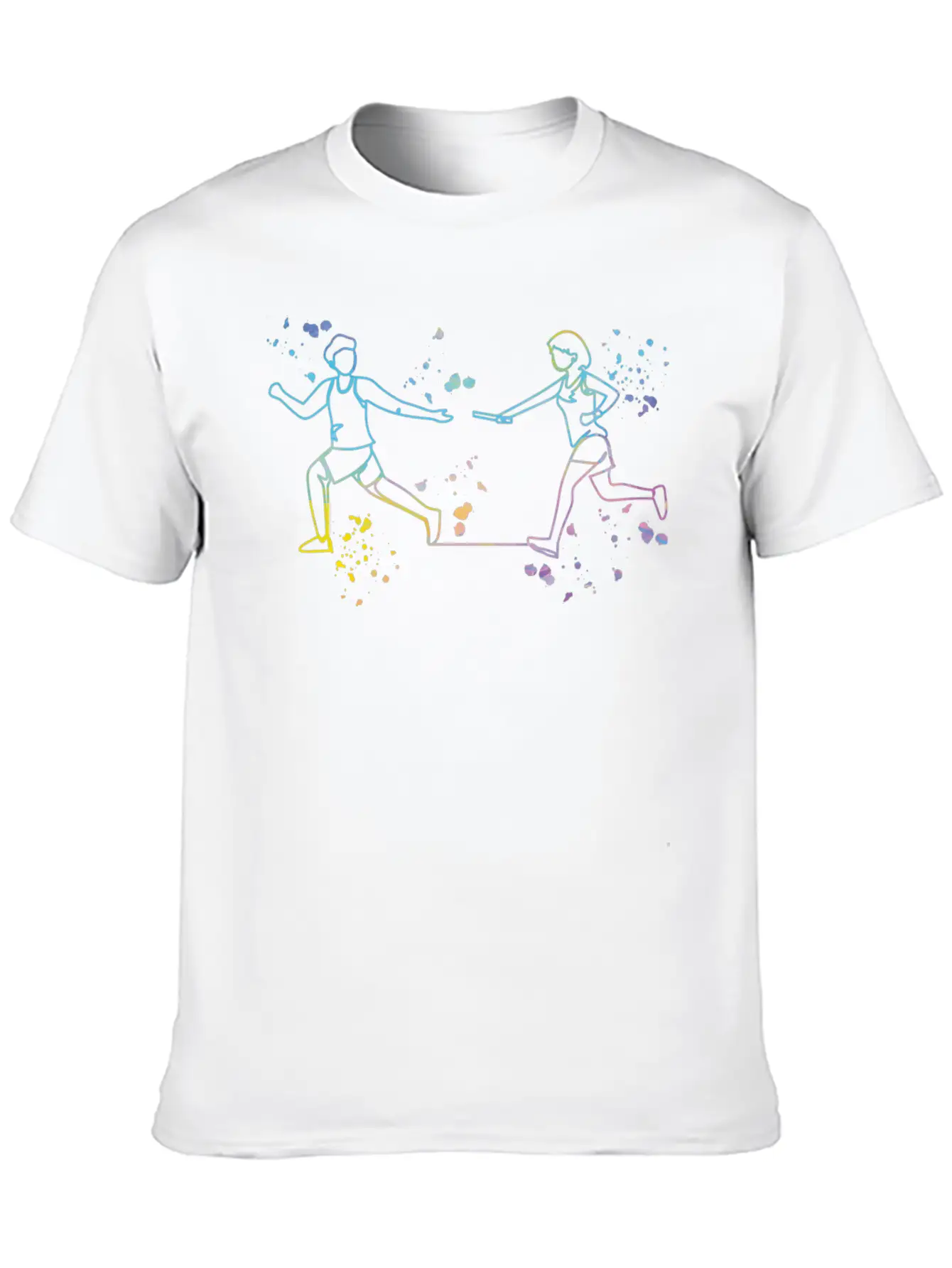 Relay Racer Relay Racing Relay Race Unisex Casual T-Shirt – Clean Design For Daily Comfort