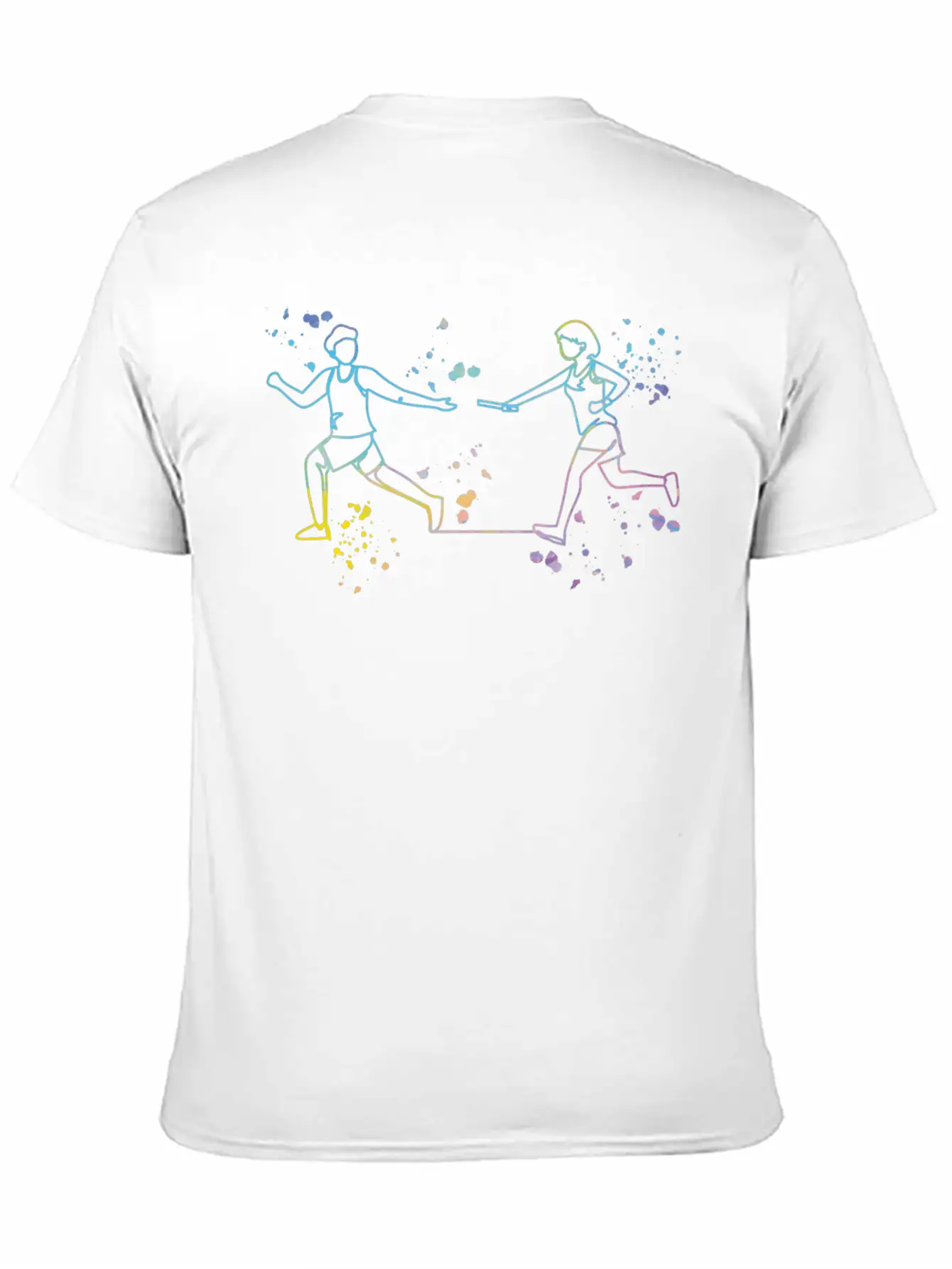 Relay Racer Relay Racing Relay Race Unisex Casual T-Shirt – Clean Design For Daily Comfort