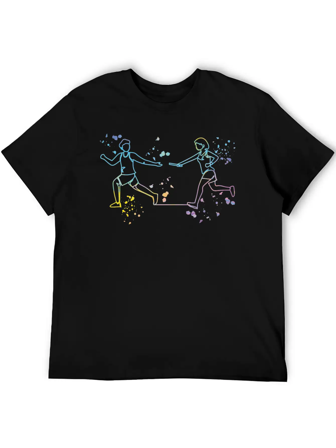 Relay Racer Relay Racing Relay Race Unisex Casual T-Shirt – Clean Design For Daily Comfort