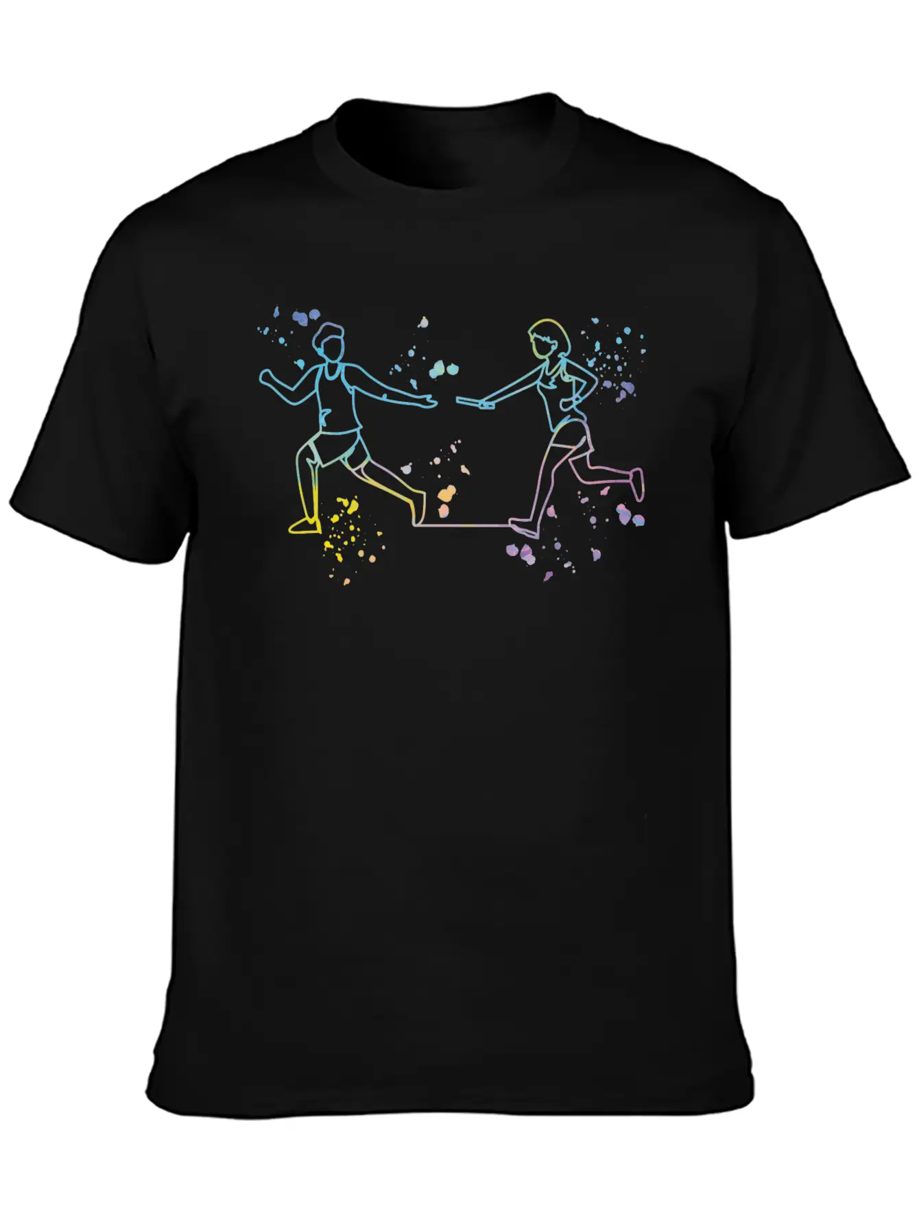 Relay Racer Relay Racing Relay Race Unisex Casual T-Shirt – Clean Design For Daily Comfort