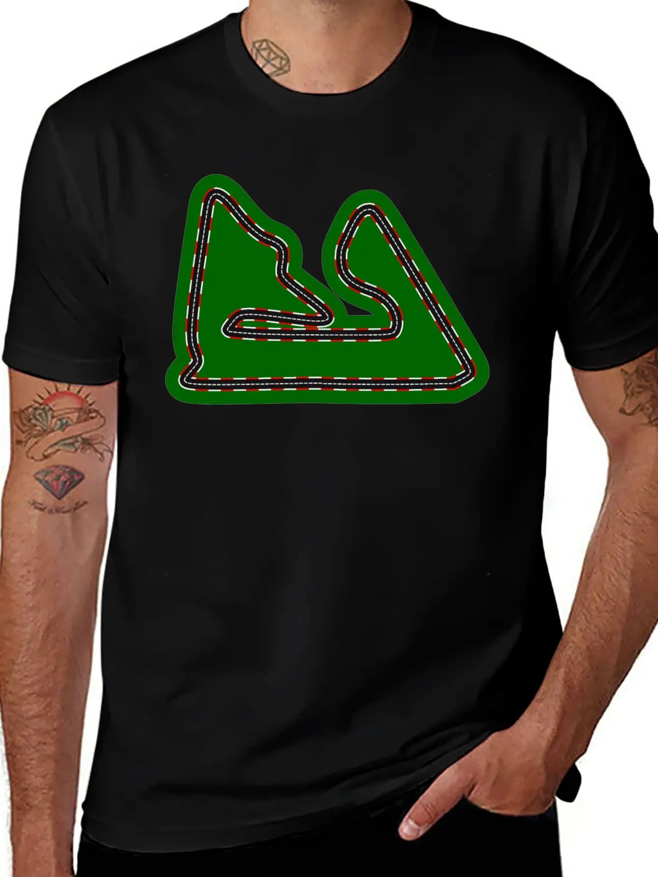 Remix Of F1 Circuits 20142018 Bahrain Unisex Casual T-Shirt – Clean Design For Daily Comfort
