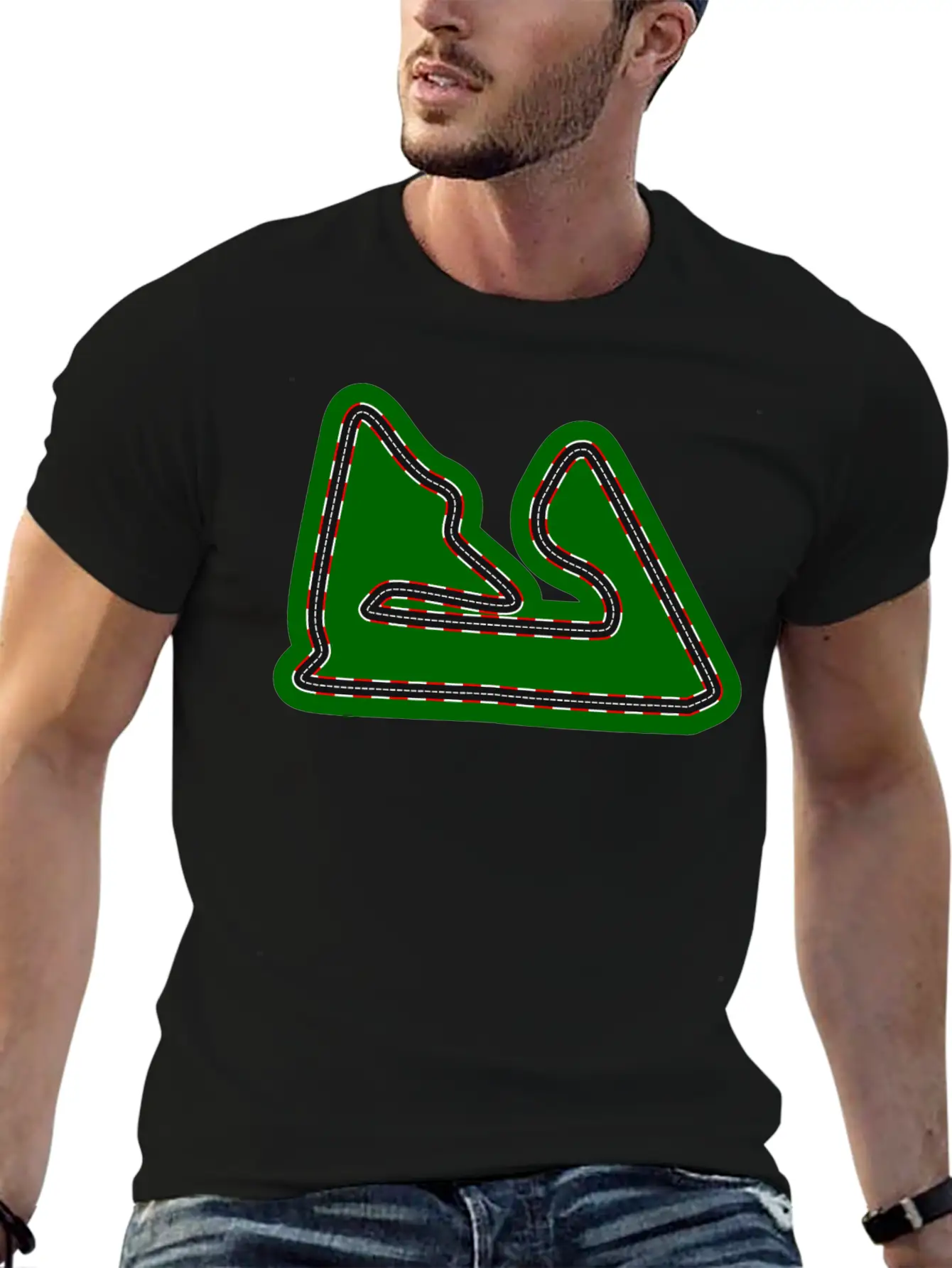 Remix Of F1 Circuits 20142018 Bahrain Unisex Casual T-Shirt – Clean Design For Daily Comfort