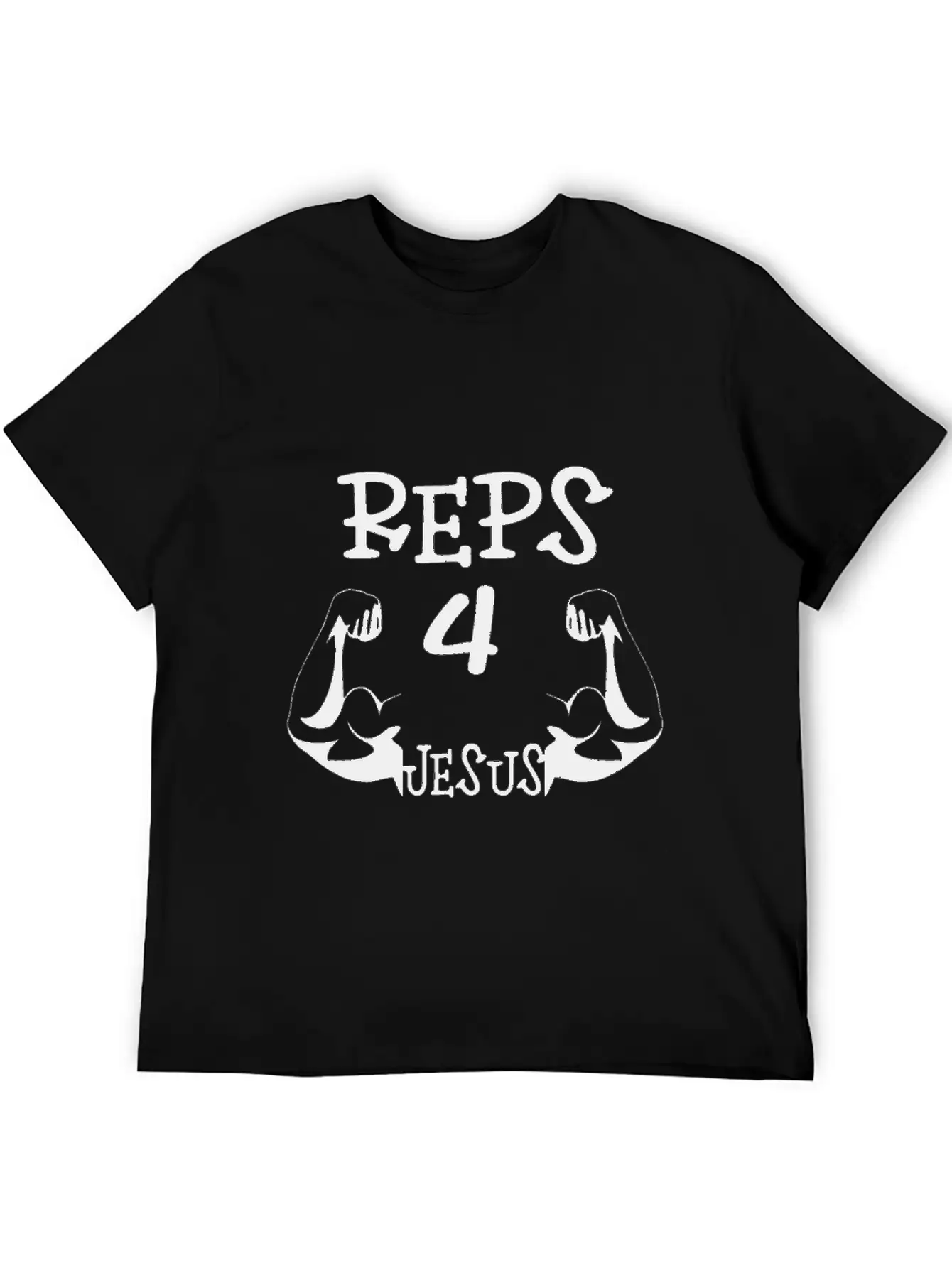 REPS 4 JESUS : Funny Jesus Unisex Casual T-Shirt – Clean Design For Daily Comfort
