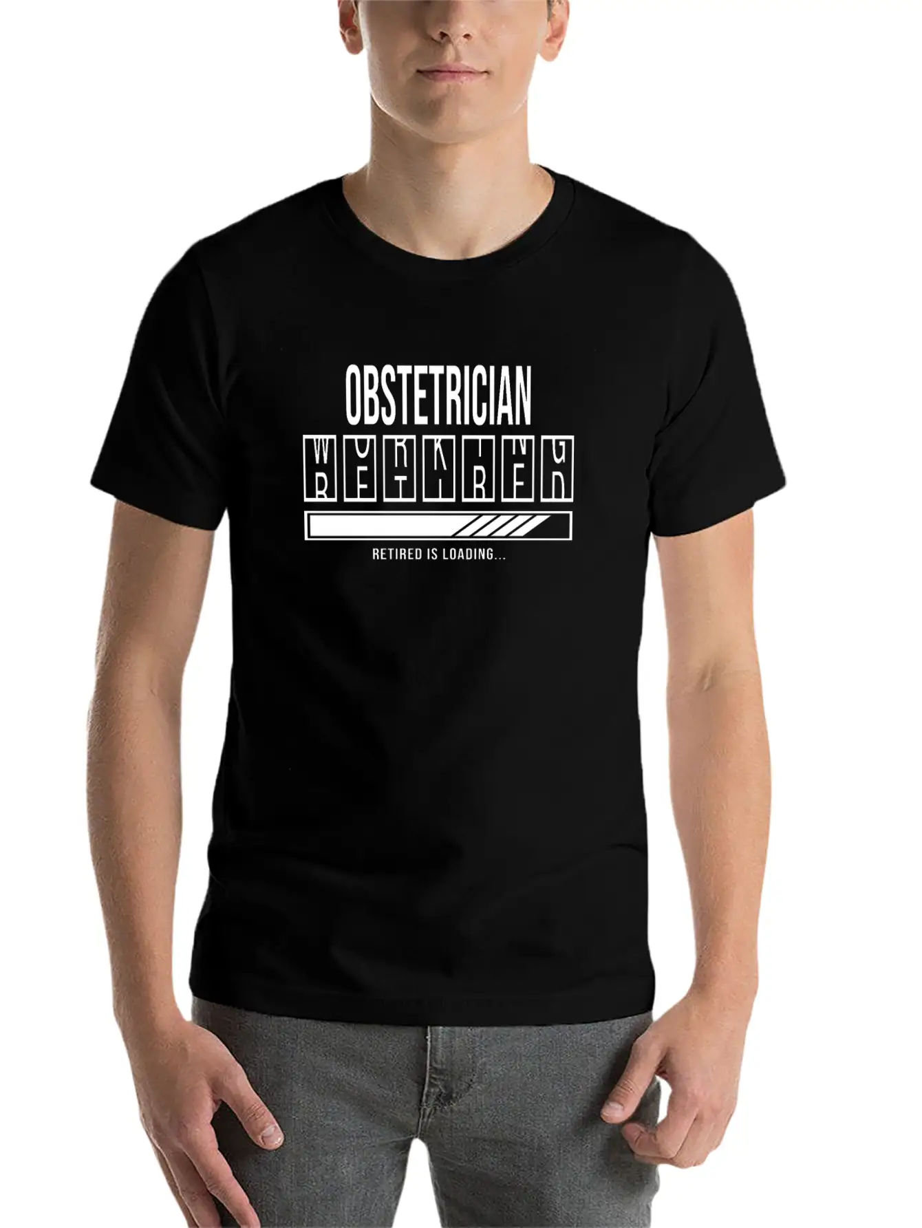 Retirement Gift Idea Retired Obstetrician Unisex Casual T-Shirt – Clean Design For Daily Comfort