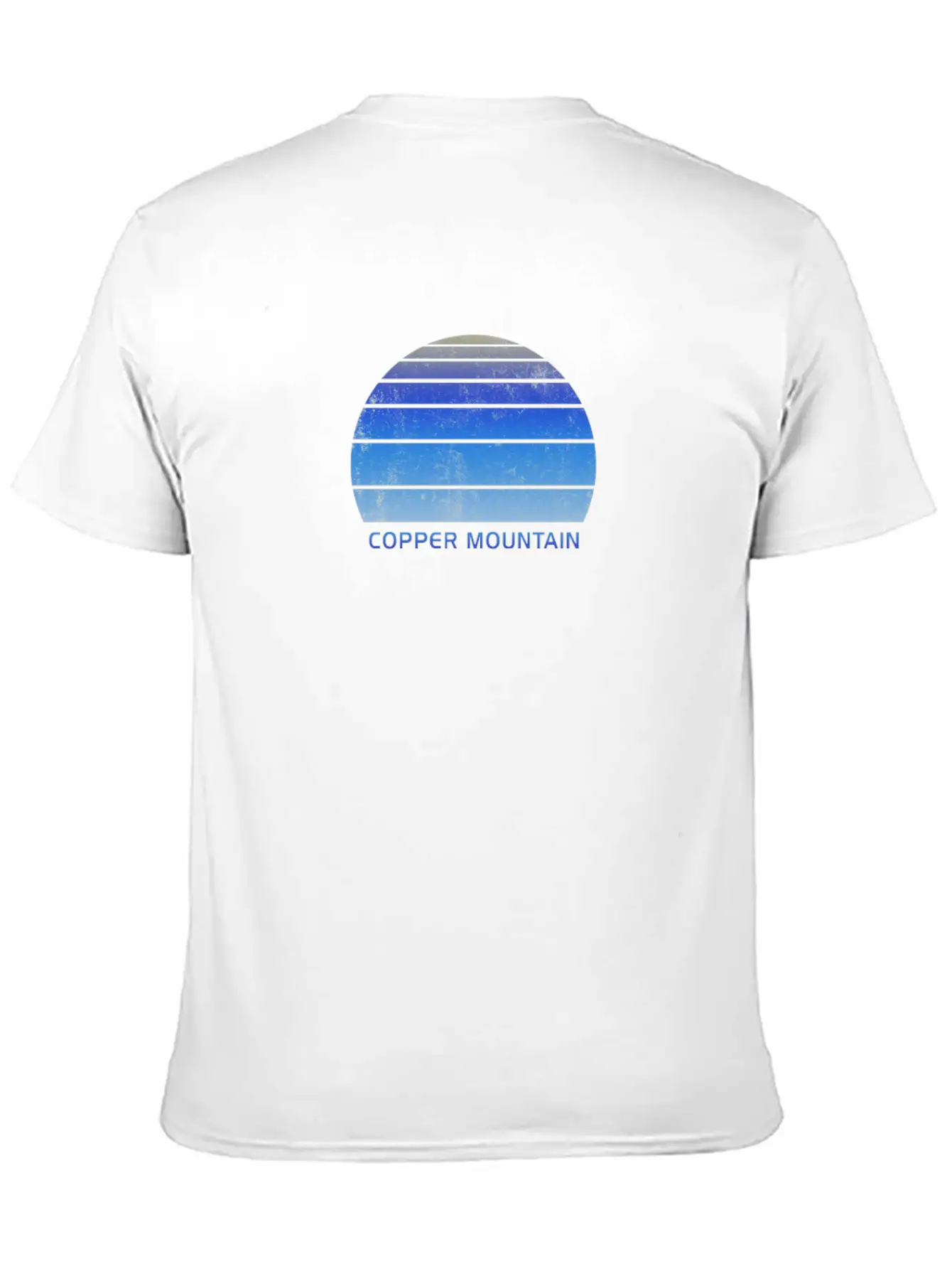 Retro Copper Mountain Colorado Sunset Outdoors Unisex Casual T-Shirt – Clean Design For Daily Comfort
