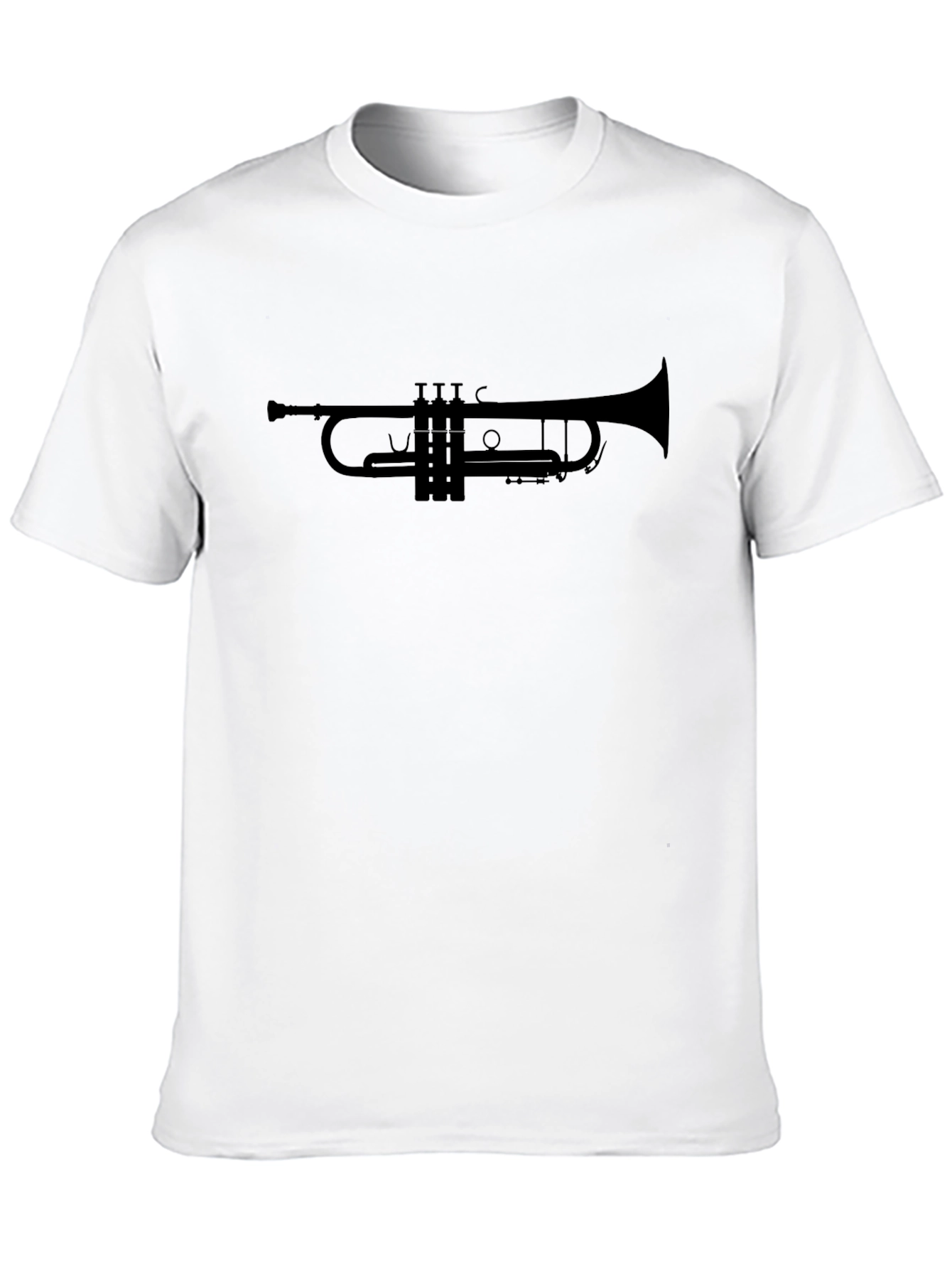 Trumpet Silhouette T-Shirt - Musicians Tee
