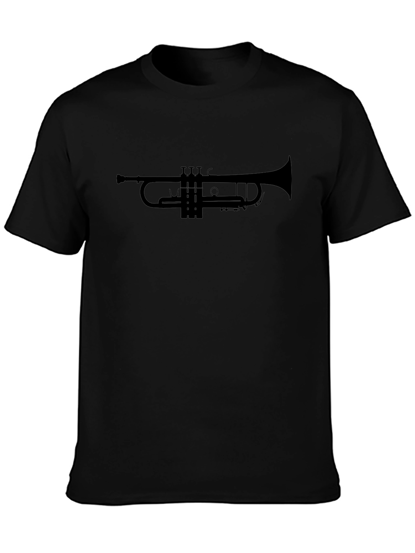 Trumpet Silhouette T-Shirt - Musicians Tee