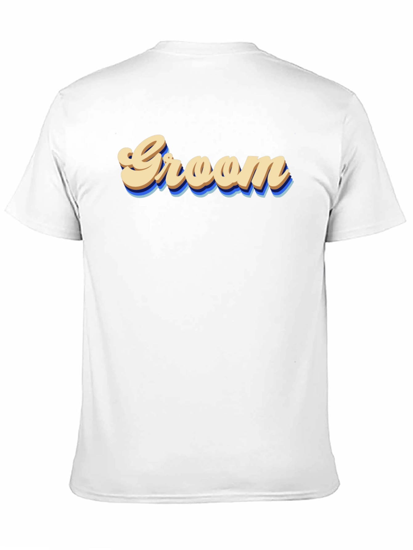 Groom Graphic Tee - Retro Wedding Party Shirt