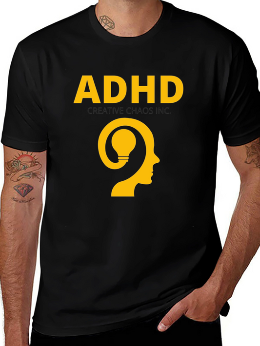 ADHD Creative Chaos T-Shirt - Black