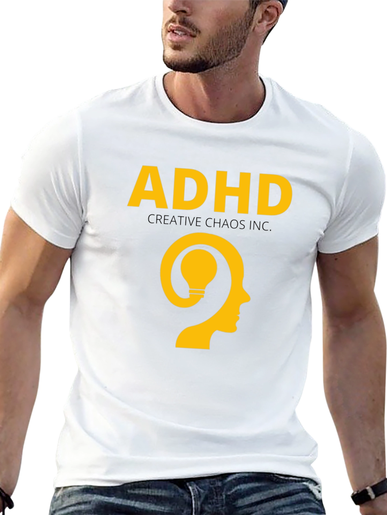 ADHD Creative Chaos T-Shirt - Black