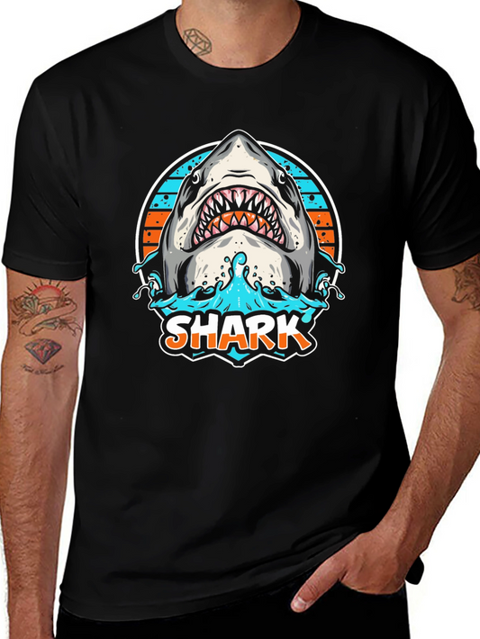 Shark Graphic T-Shirt -  Ocean Predator Design
