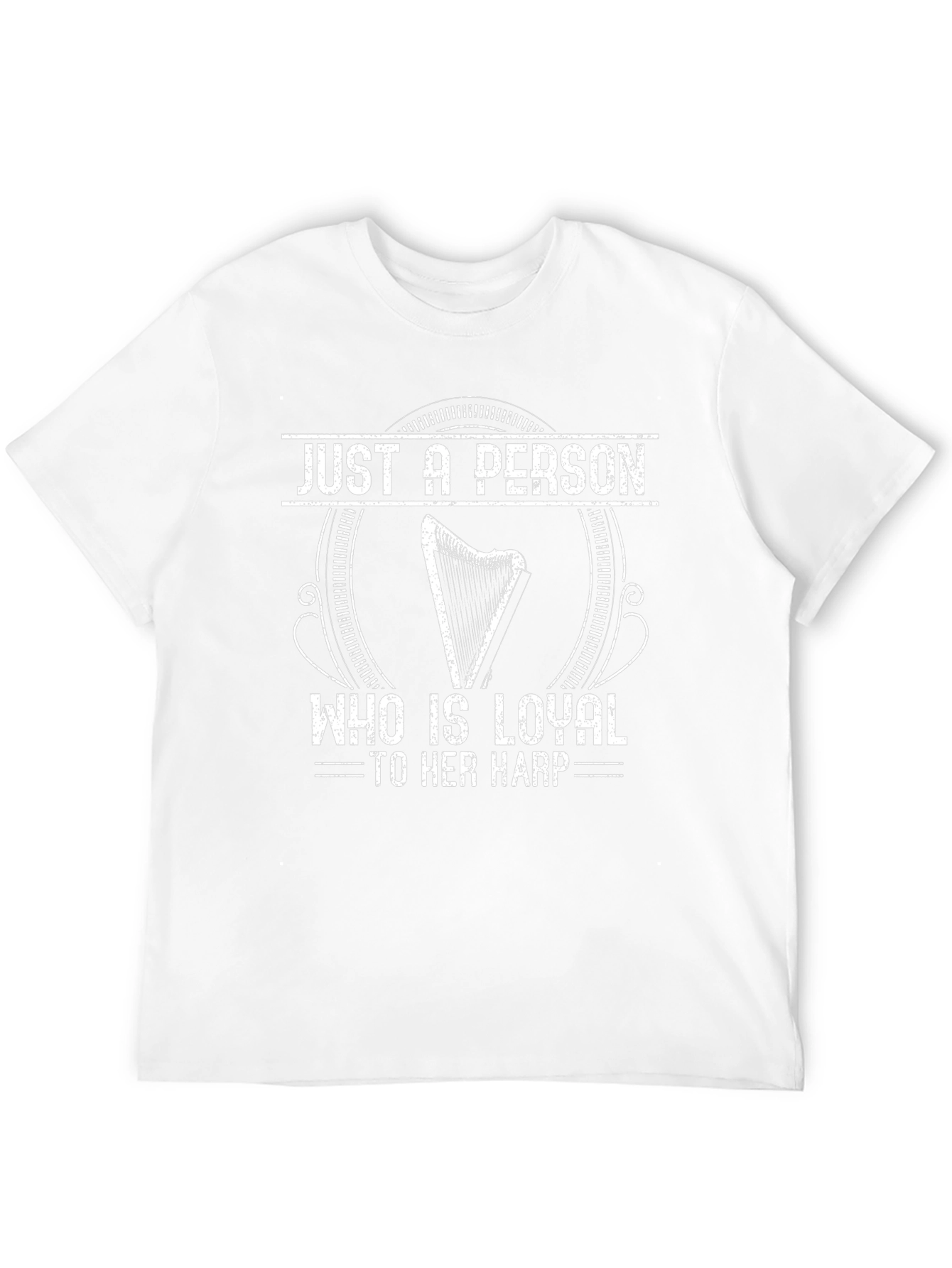 Loyal Harp Player Black T-Shirt