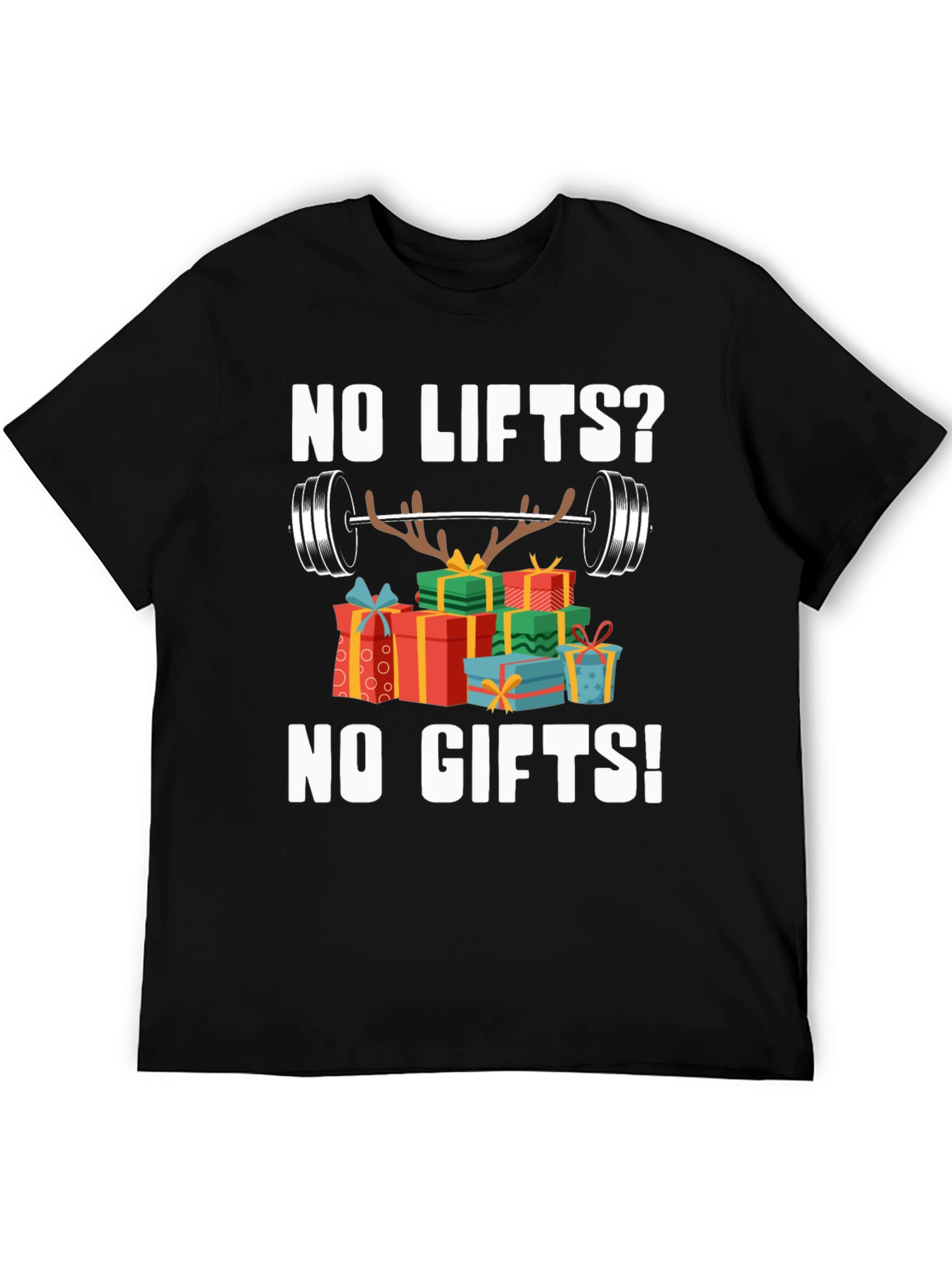 Funny Christmas Workout Gift T-Shirt