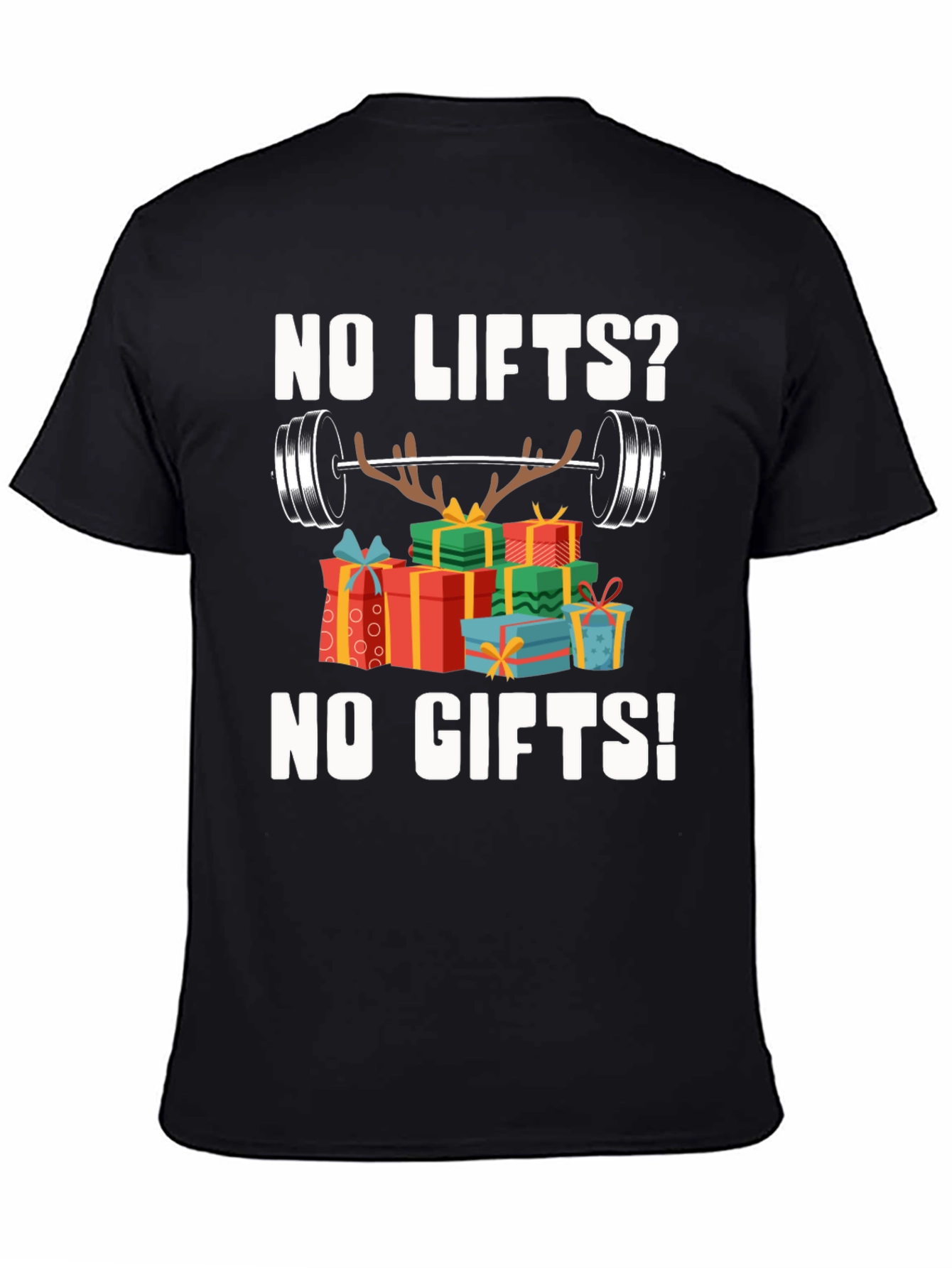 Funny Christmas Workout Gift T-Shirt