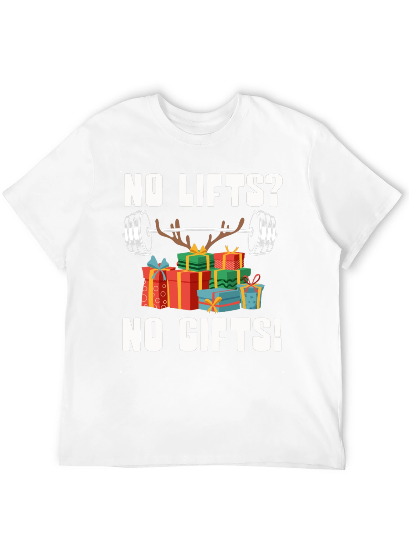 Funny Christmas Workout Gift T-Shirt