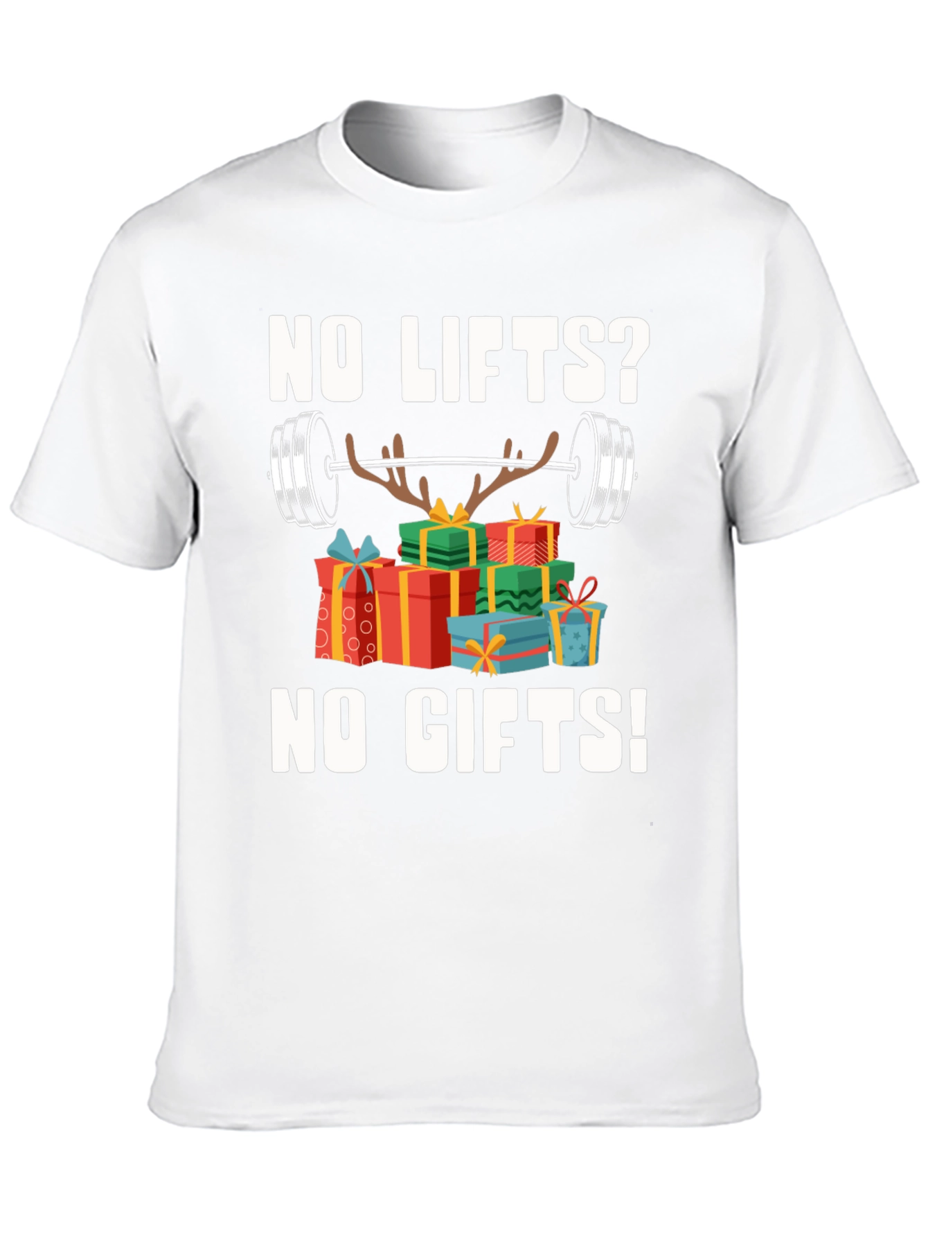 Funny Christmas Workout Gift T-Shirt