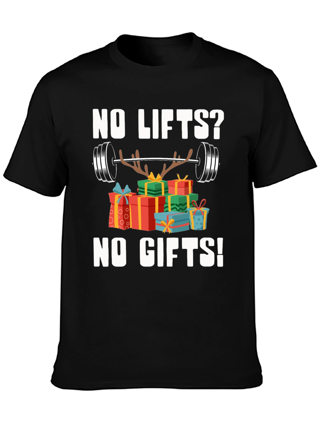 Funny Christmas Workout Gift T-Shirt