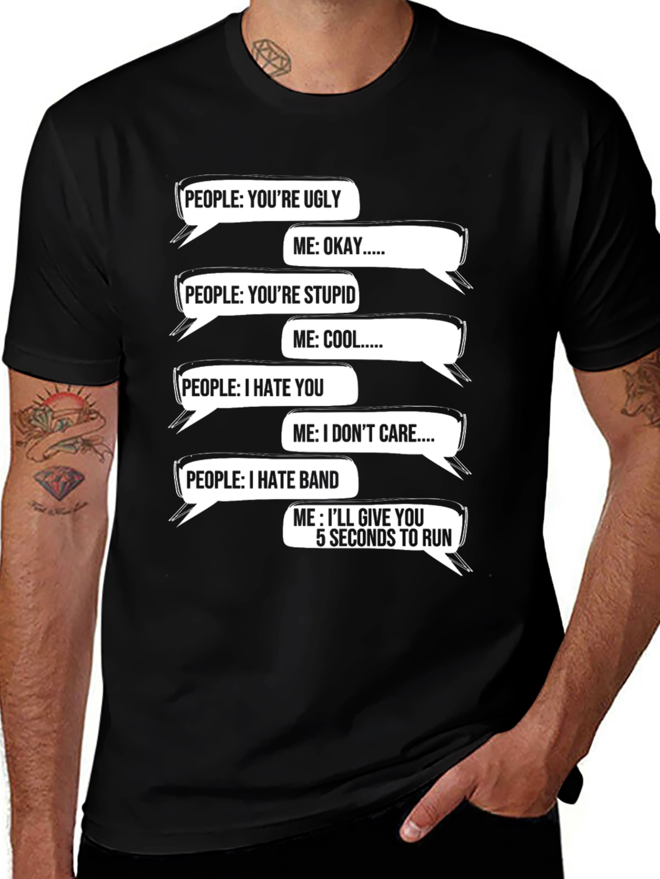 Funny Sarcastic T-Shirt - People vs. Me