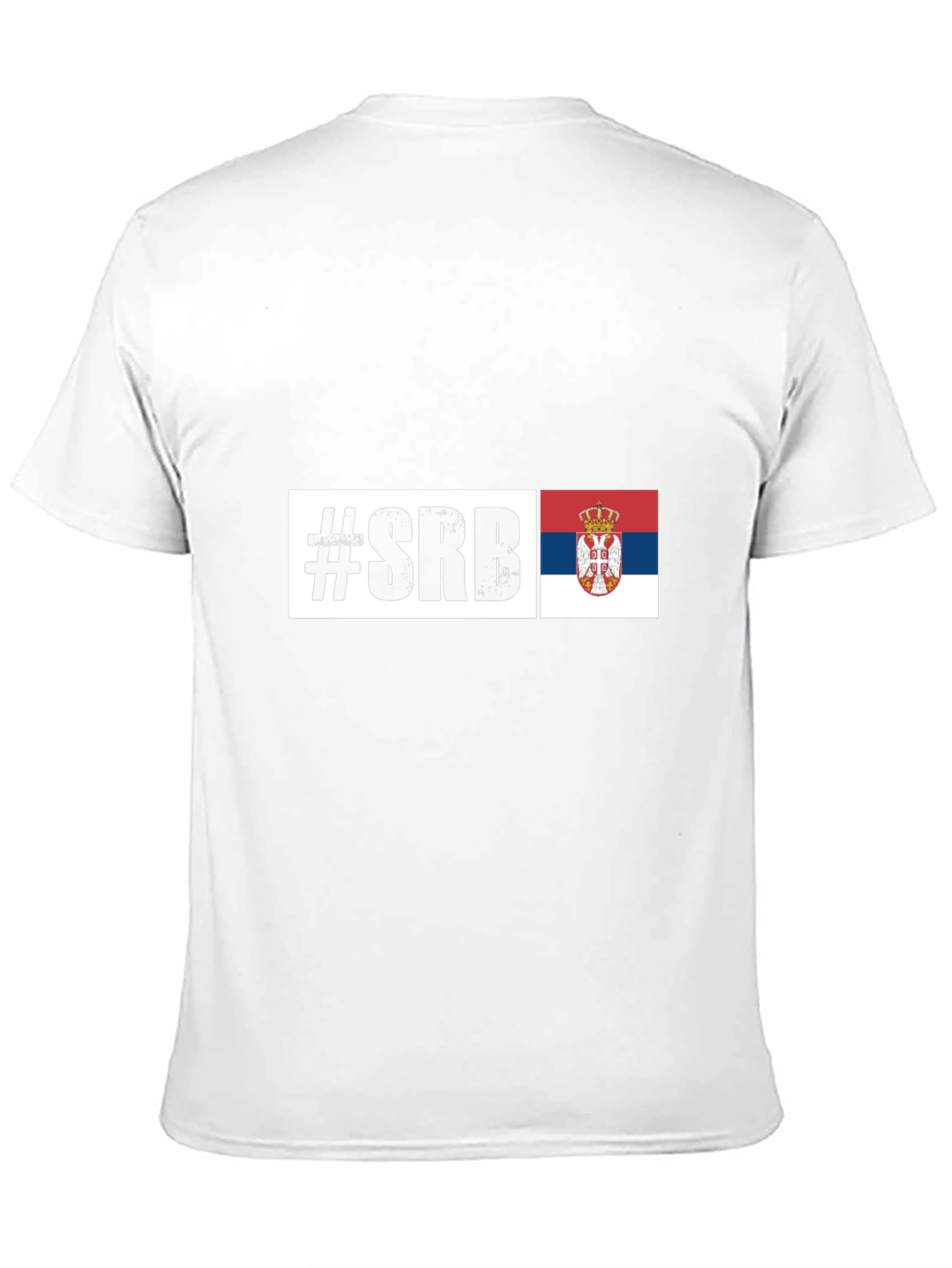 Serbia Pride Black T-Shirt #SRB Flag