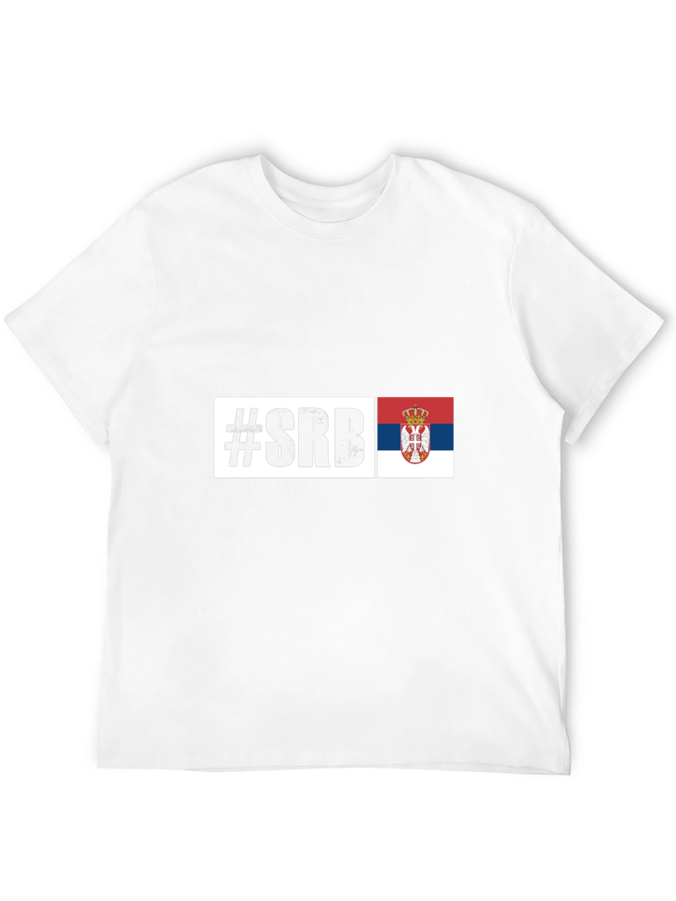 Serbia Pride Black T-Shirt #SRB Flag