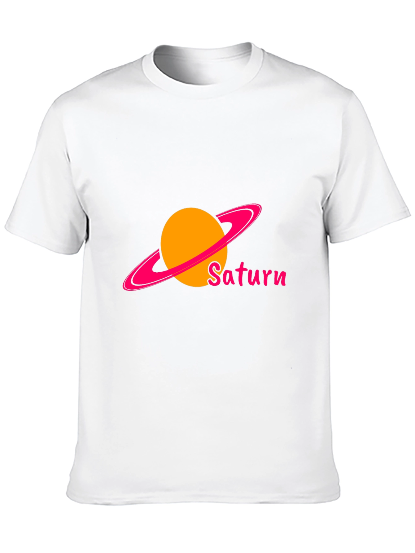 Saturn Graphic Black T-Shirt - Space & Planets
