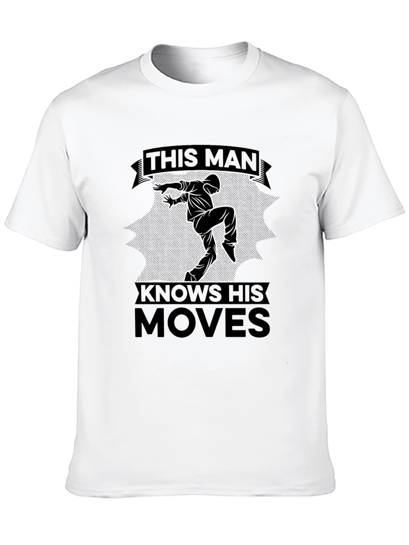 This Man Knows His Moves Black T-Shirt