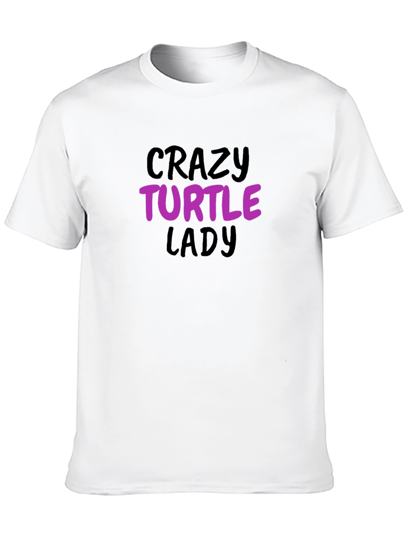 Crazy Turtle Lady T-Shirt - Novelty Tee