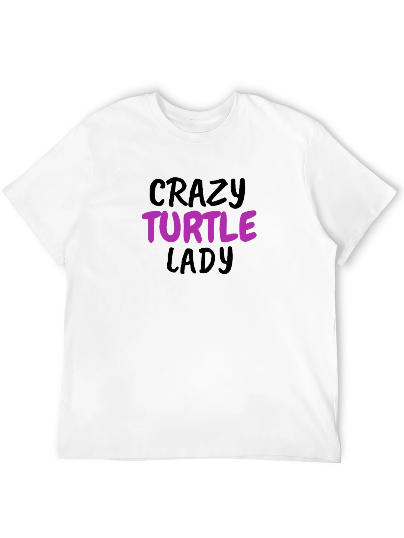 Crazy Turtle Lady T-Shirt - Novelty Tee