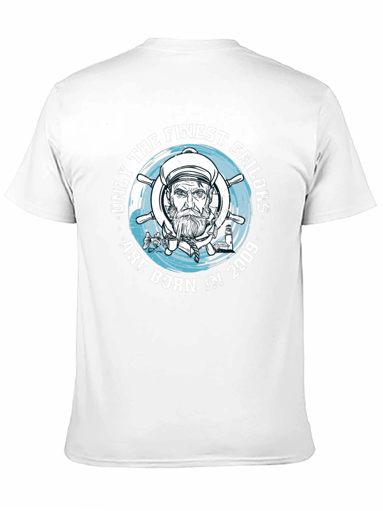 Finest Sailors Born in 2009 Black T-Shirt