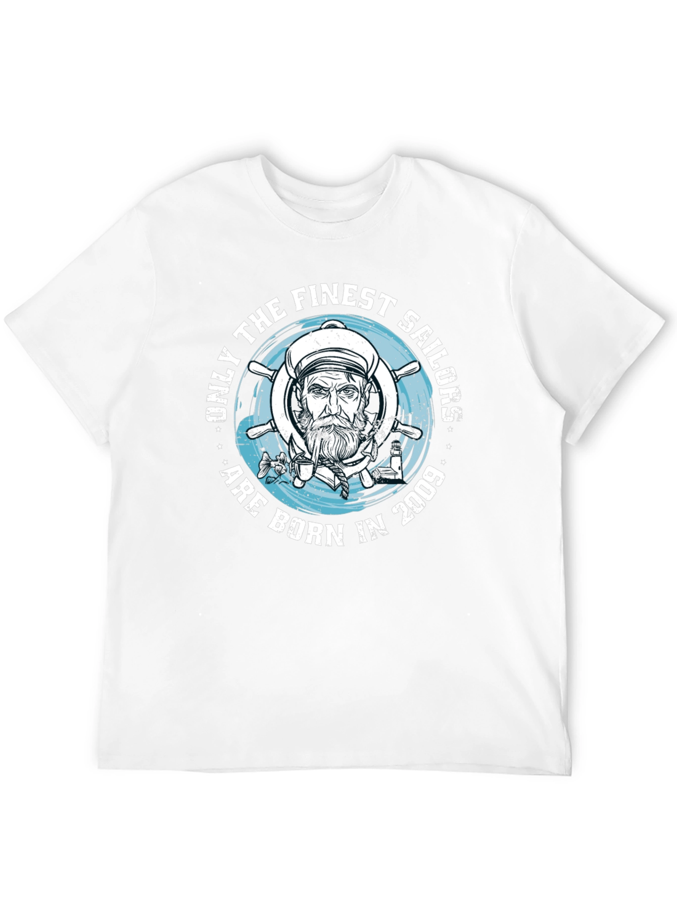 Finest Sailors Born in 2009 Black T-Shirt