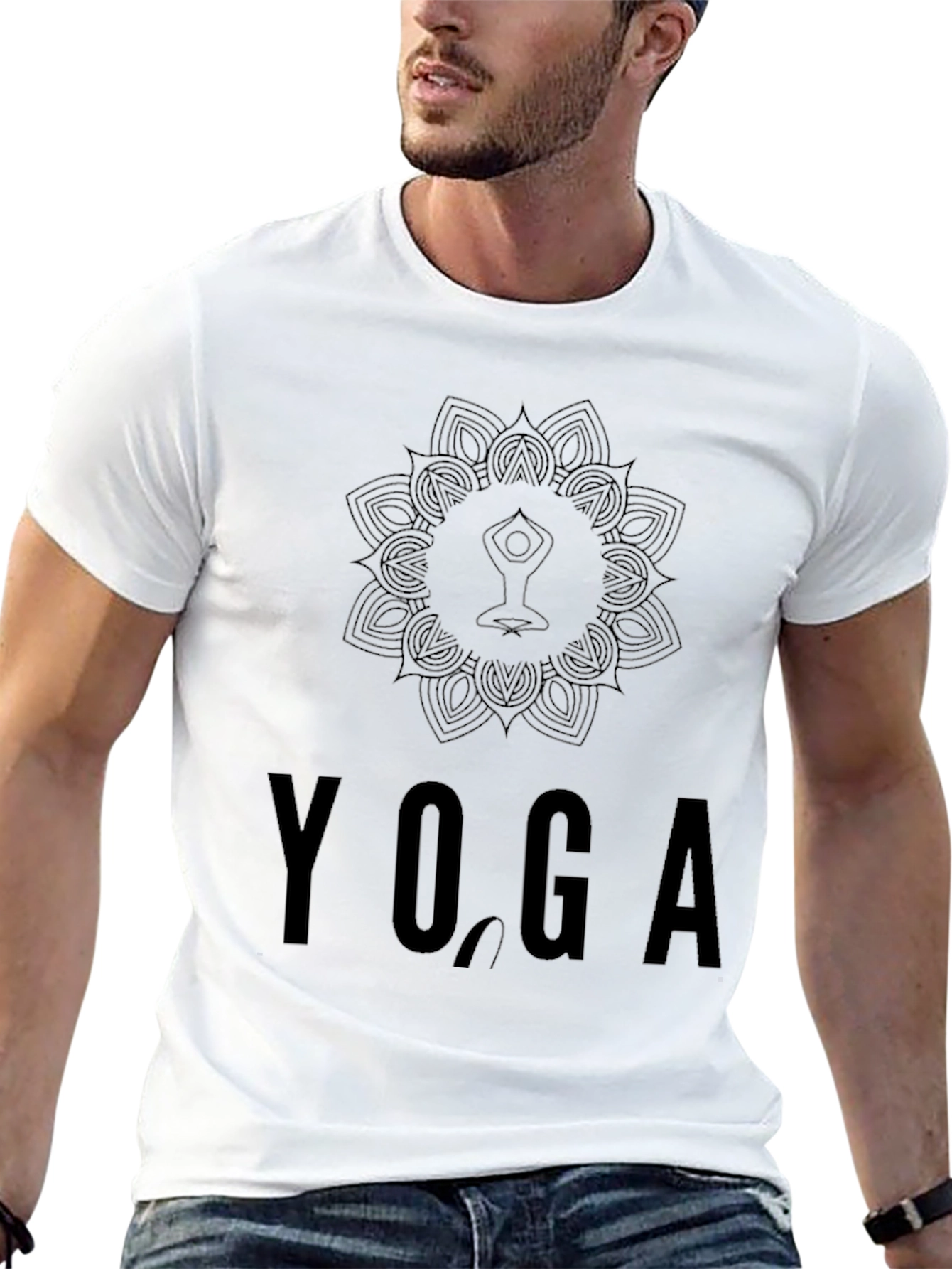 Yoga Mandala Graphic T-Shirt - Unisex