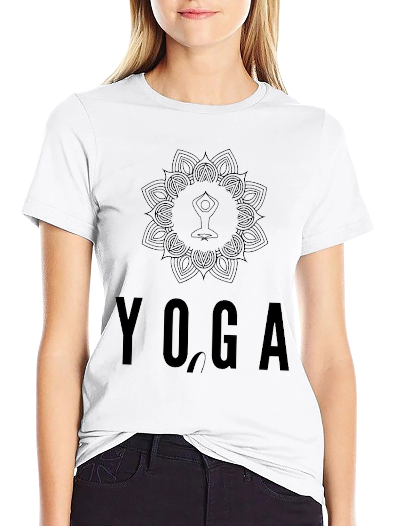 Yoga Mandala Graphic T-Shirt - Unisex