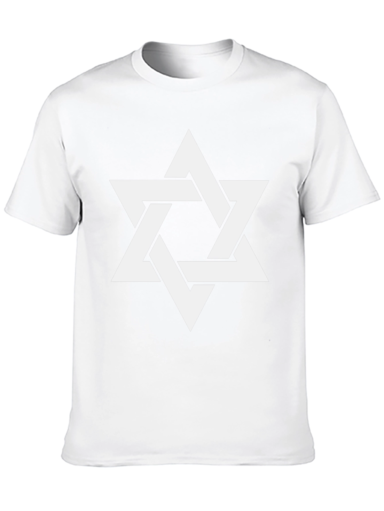 Star of David Mens Black T-Shirt