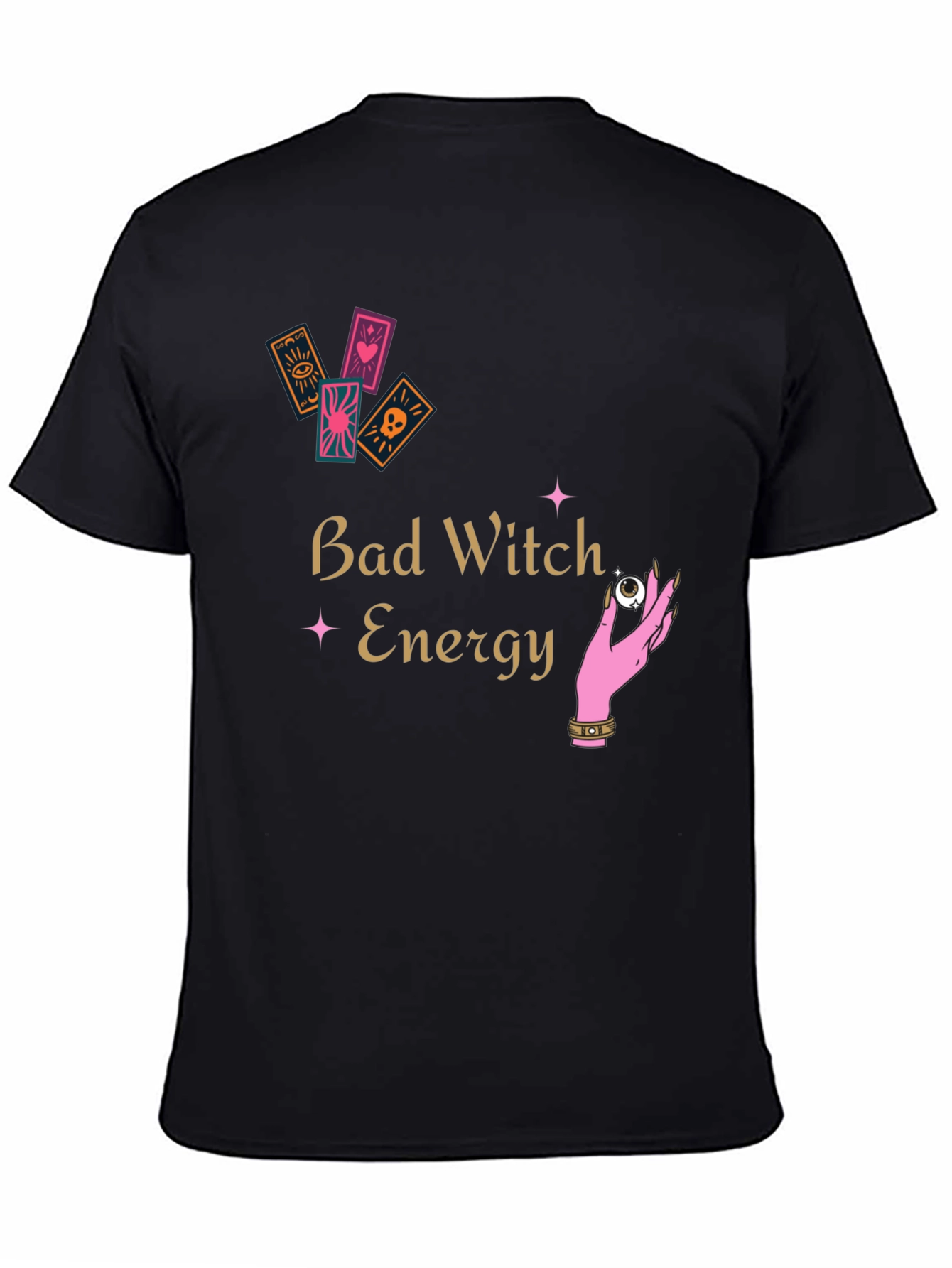 Bad Witch Energy Graphic Tee - Unisex Black T-Shirt