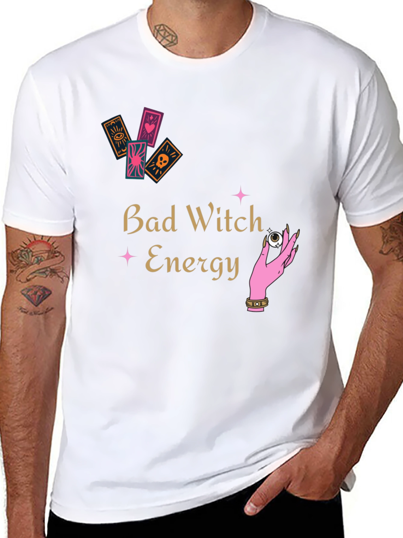 Bad Witch Energy Graphic Tee - Unisex Black T-Shirt